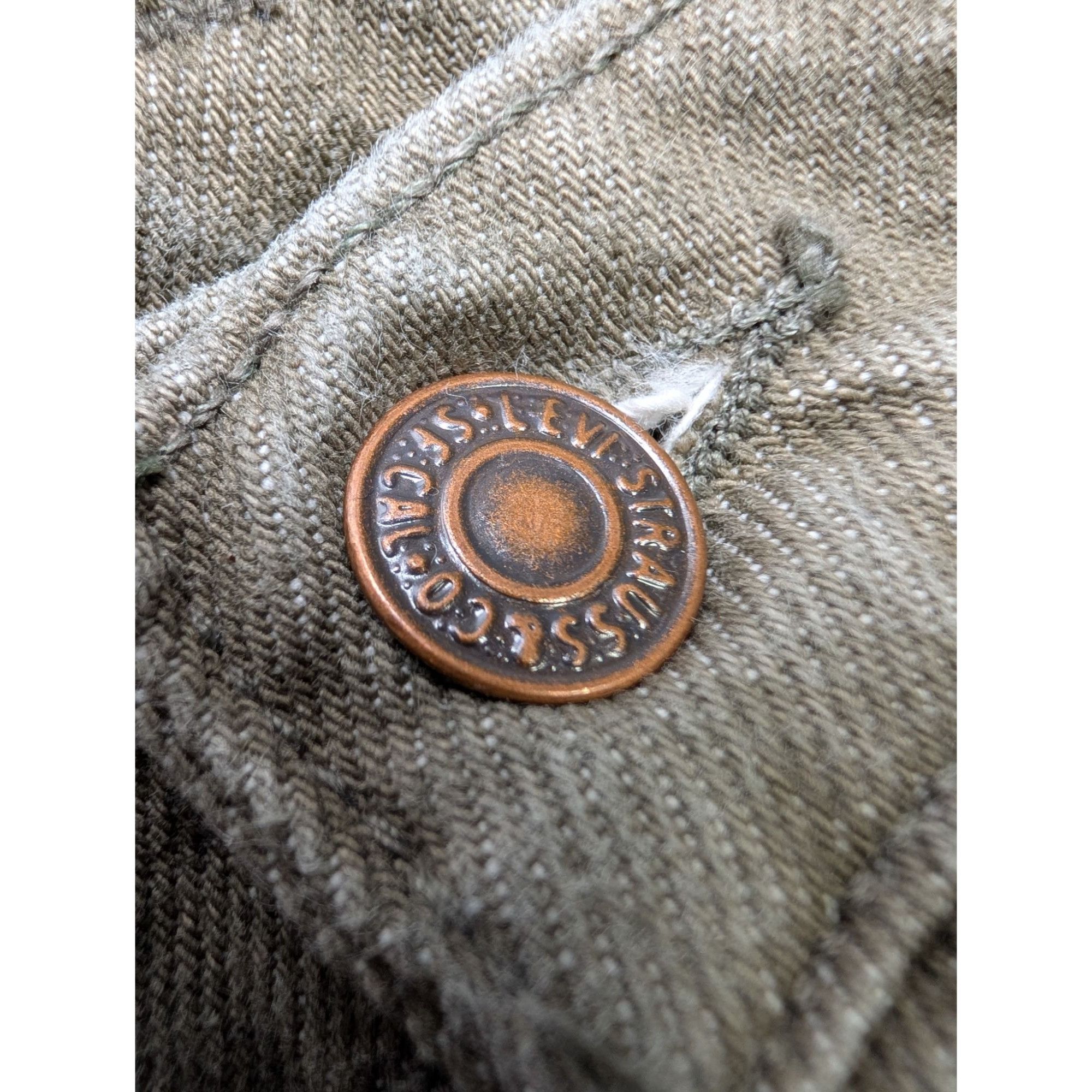Levi's Levi's 550 Made In USA Orange Tab Green Jeans Pants (Y1071) Size US 36 / EU 52 - 5 Thumbnail