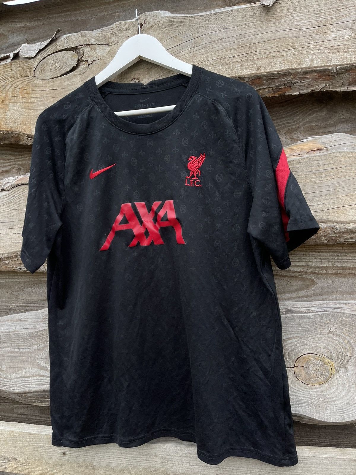 Nike 2021 Nike Liverpool soccer jersey monogram black Size US XL / EU 56 / 4 - 3 Thumbnail