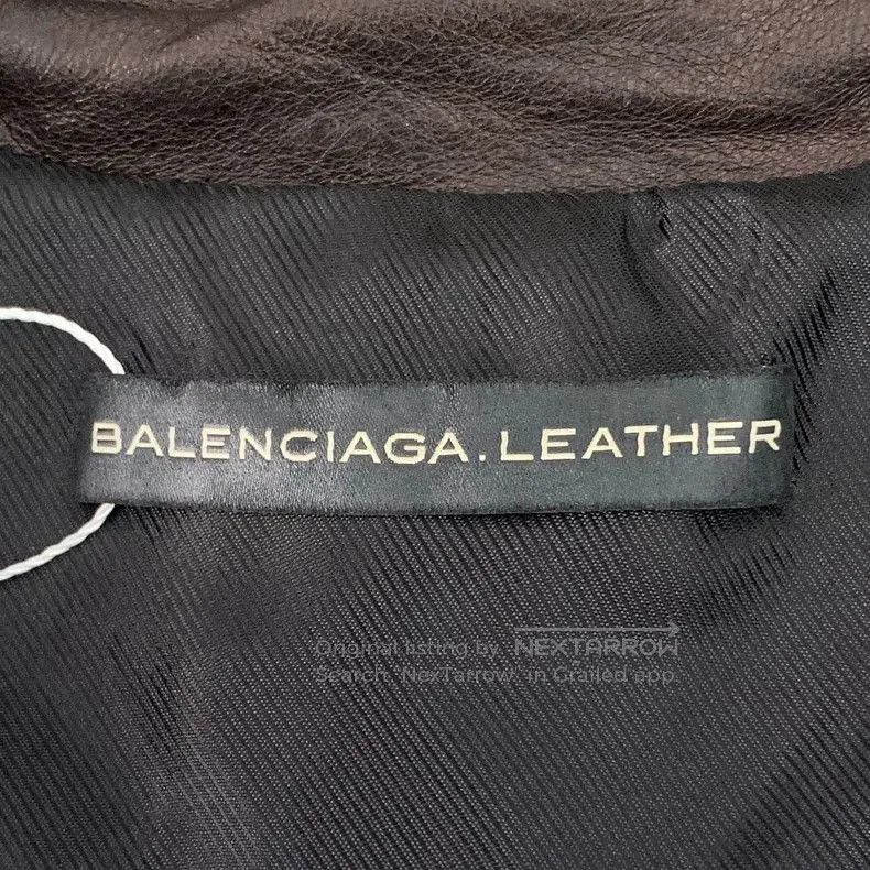 Balenciaga Balenciaga Purple Brown Leather Motorcycle Jacket. Size US S / EU 44-46 / 1 - 5 Thumbnail