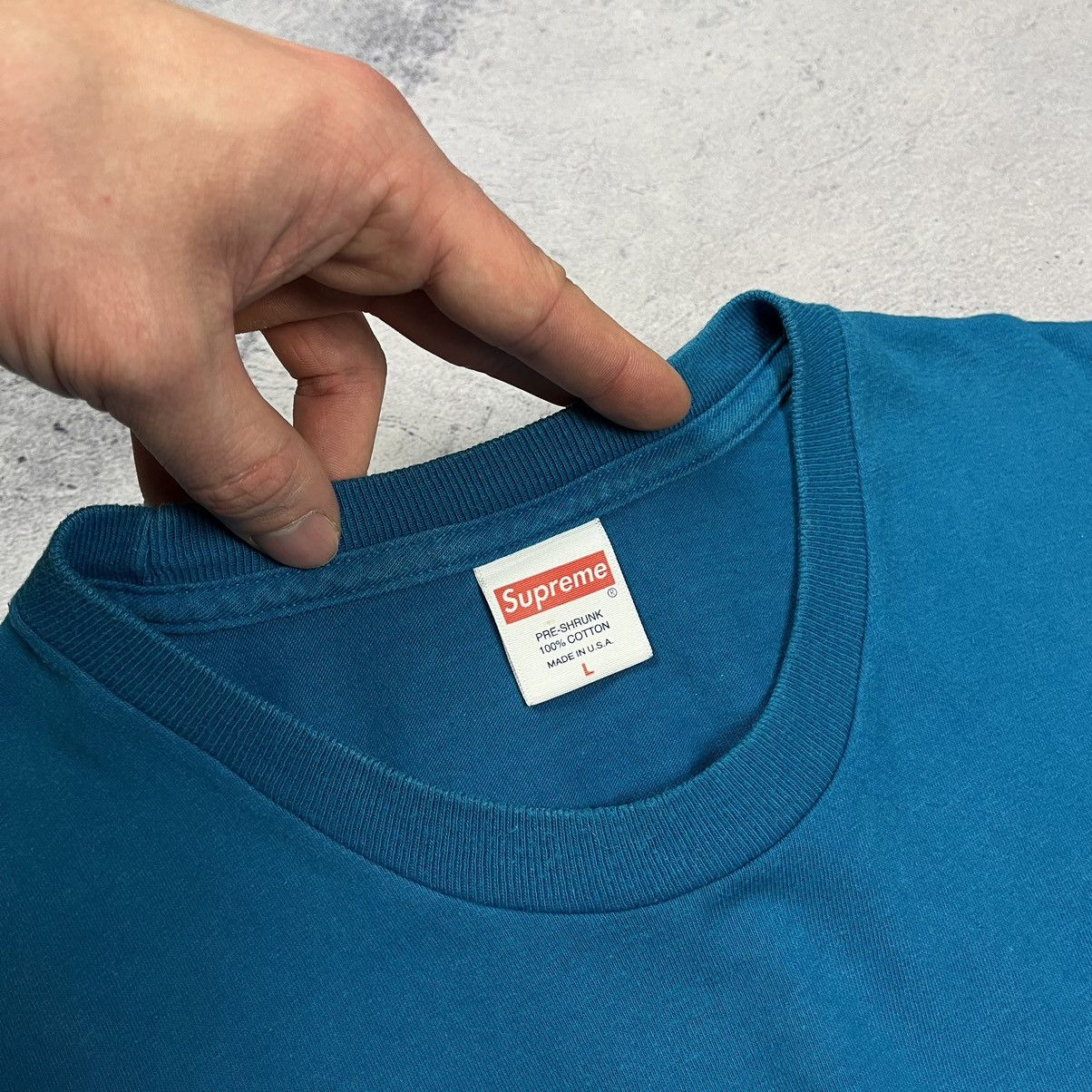 Supreme Supreme big logo mean tee SS17 Size US L / EU 52-54 / 3 - 7 Thumbnail
