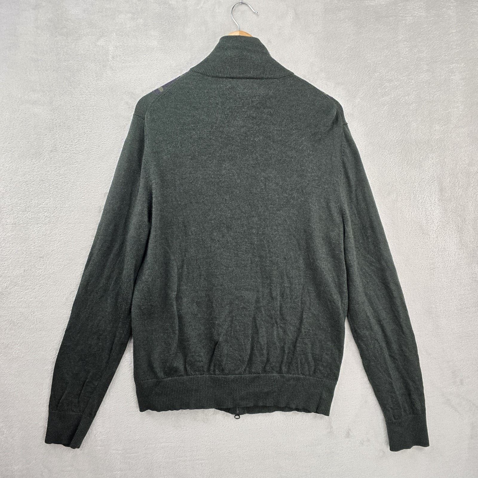 Banana Republic Banana Republic Extra Fine Merino Wool Zip Up Jacket Large Size US L / EU 52-54 / 3 - 8 Thumbnail
