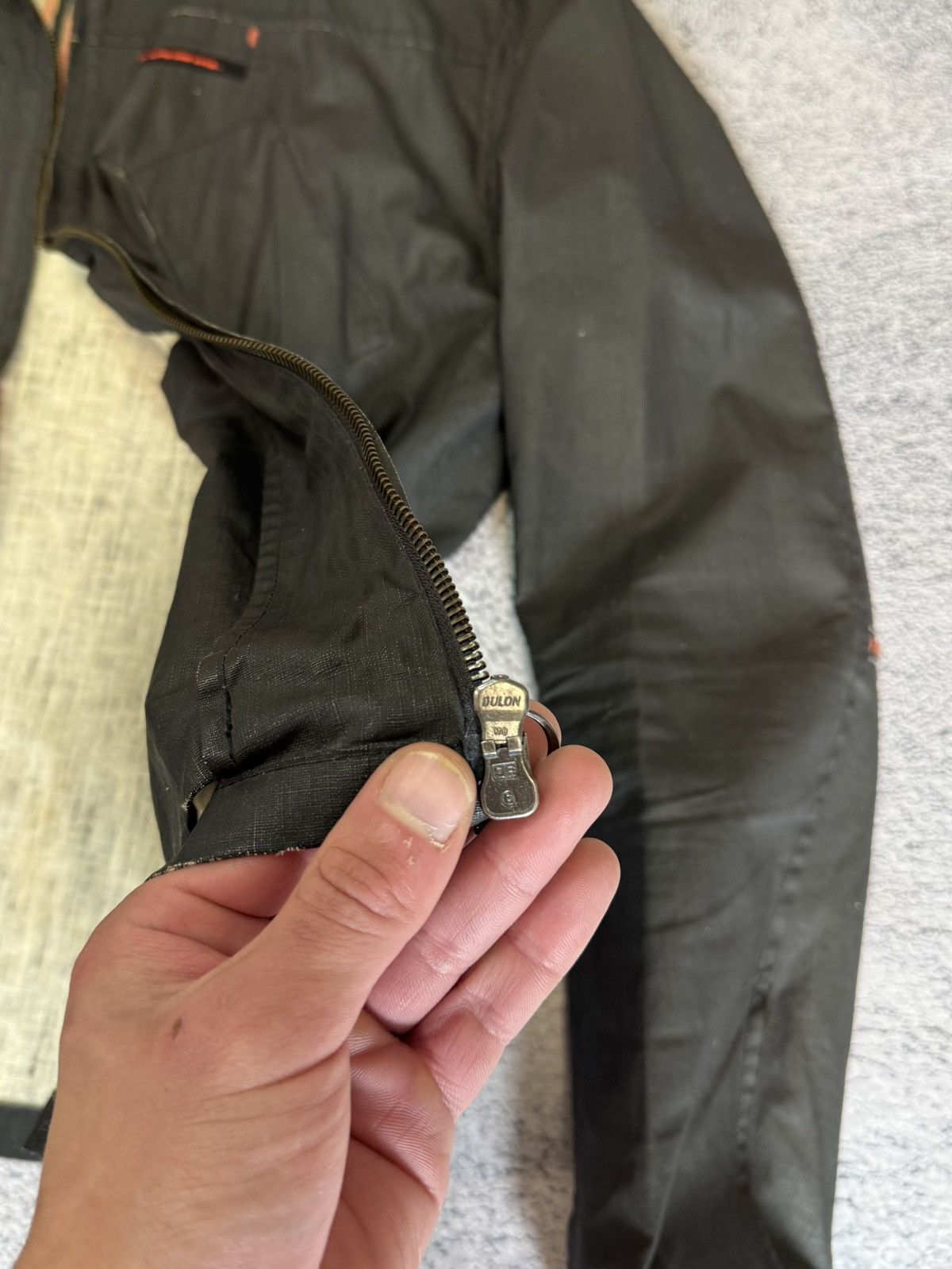 Diesel Vintage Diesel "Le Speed Freak" Jacket Archive Biker Linen Size US L / EU 52-54 / 3 - 8 Thumbnail