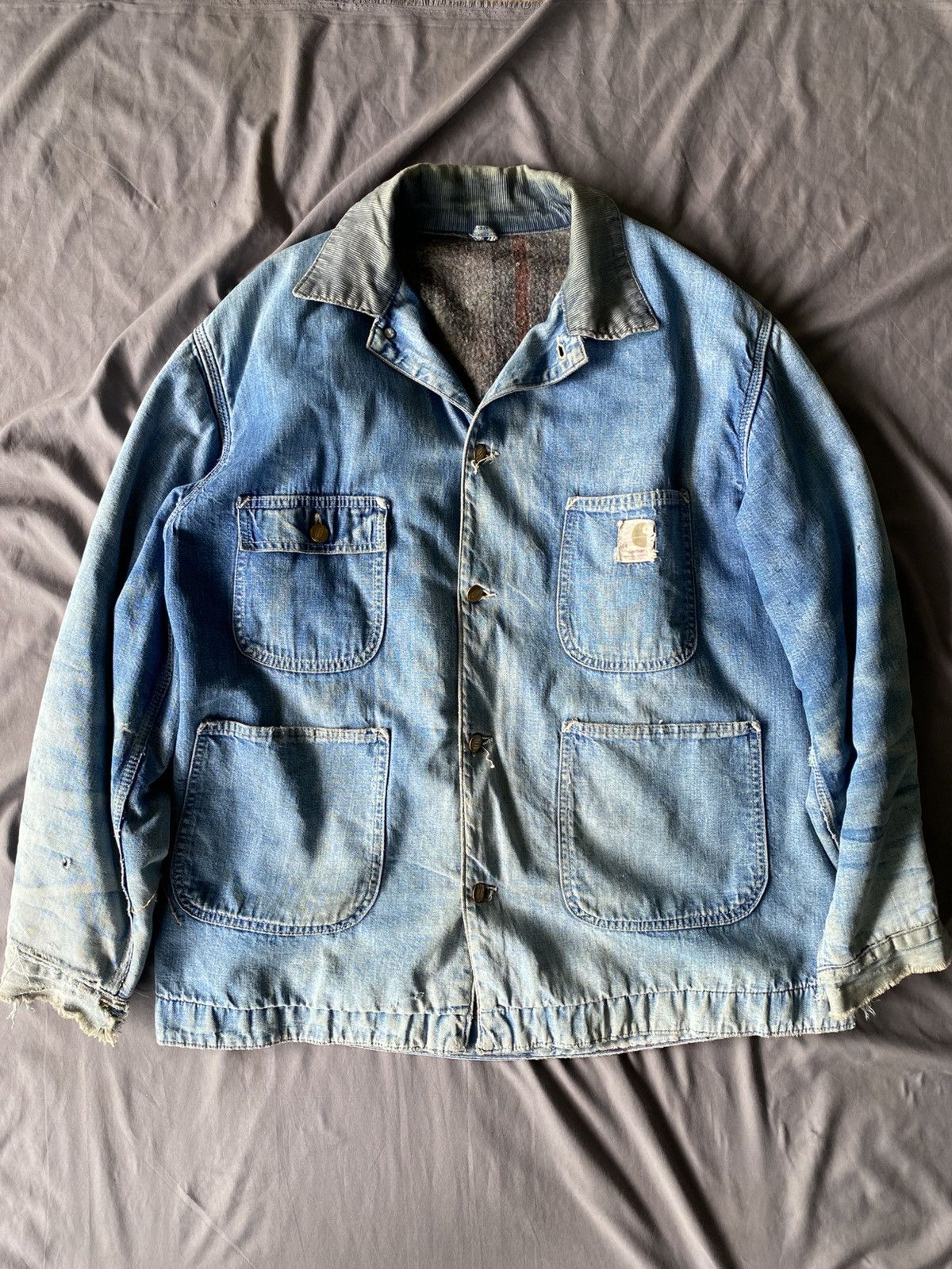 Carhartt × Vintage Vintage 70s Carhartt Michigan Chore Coat | Grailed