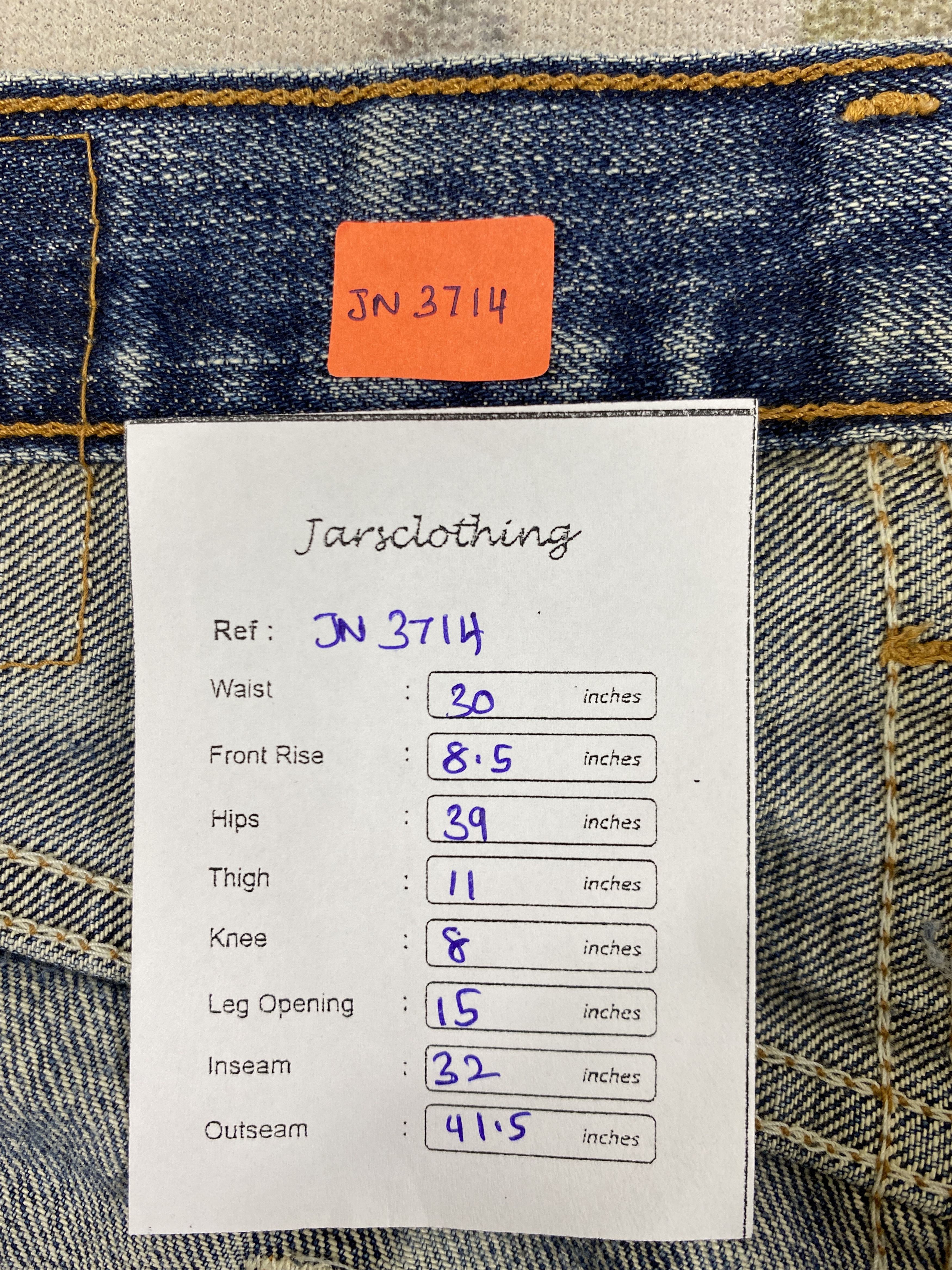 Distressed Blue Vintage Levi's 522 Jeans 30x32 Denim- JN3714