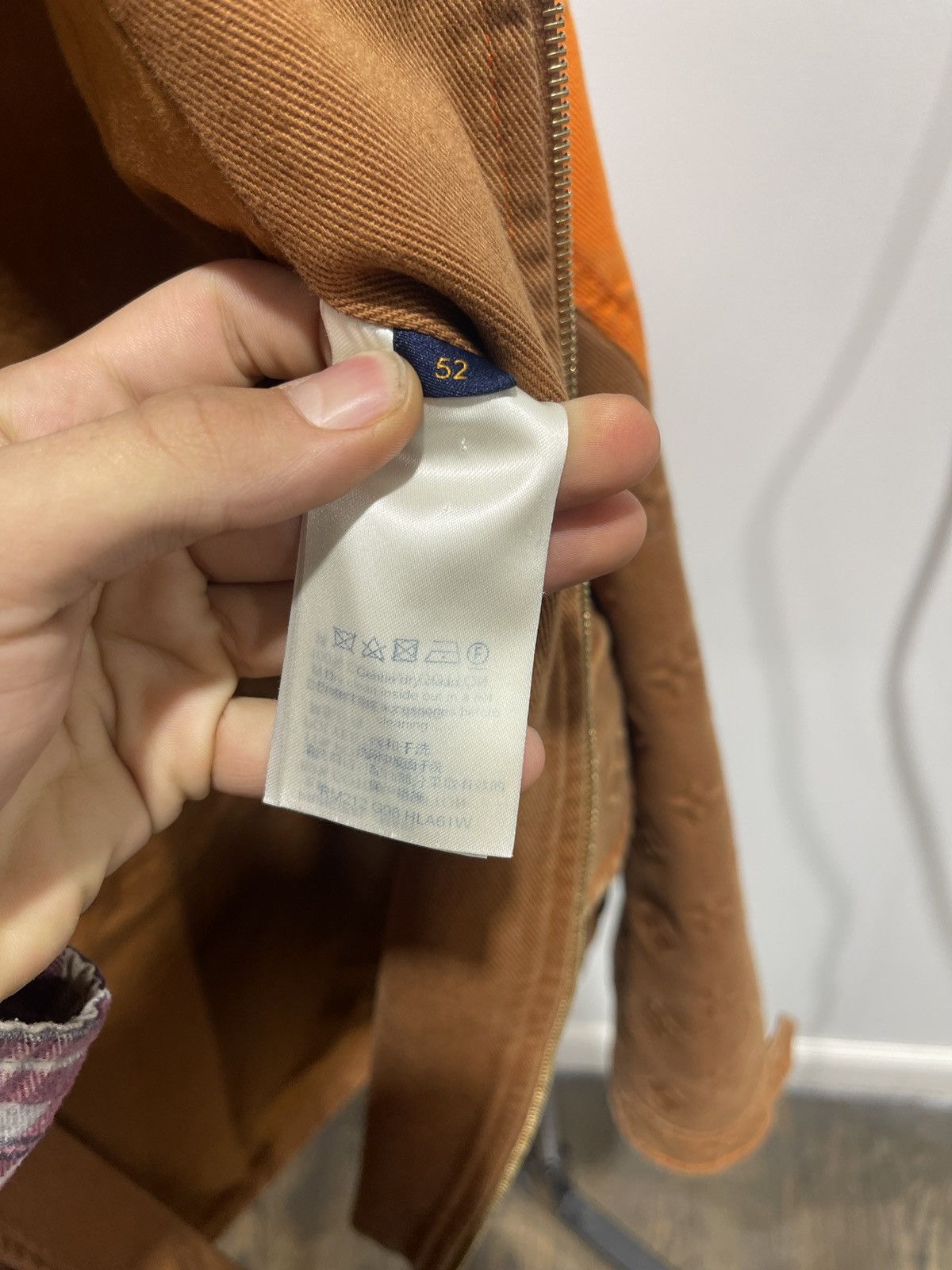 Louis Vuitton Louis Vuitton Carpenter Orange Brown Jacket Size US L / EU 52-54 / 3 - 10 Thumbnail