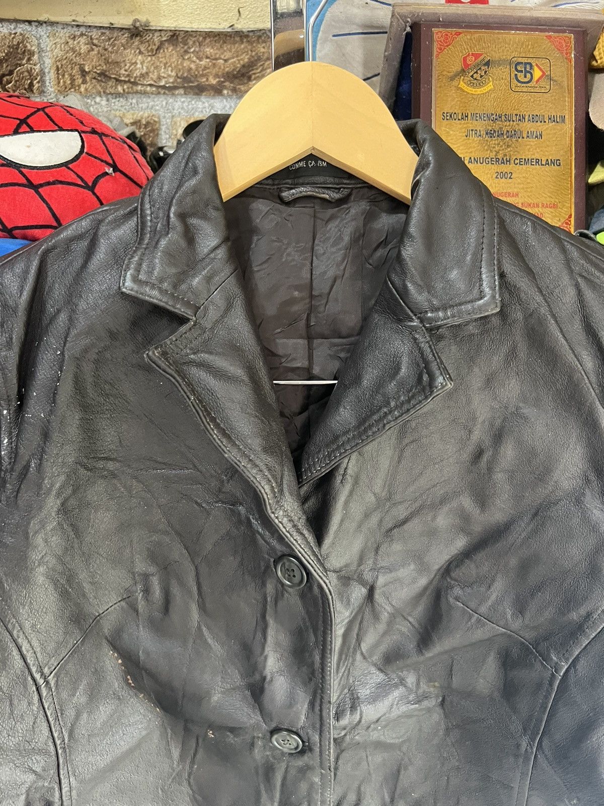 Comme Ca Ism 🔥Comme Ca Ism Button Leather Jacket Size S / US 4 / IT 40 - 4 Thumbnail