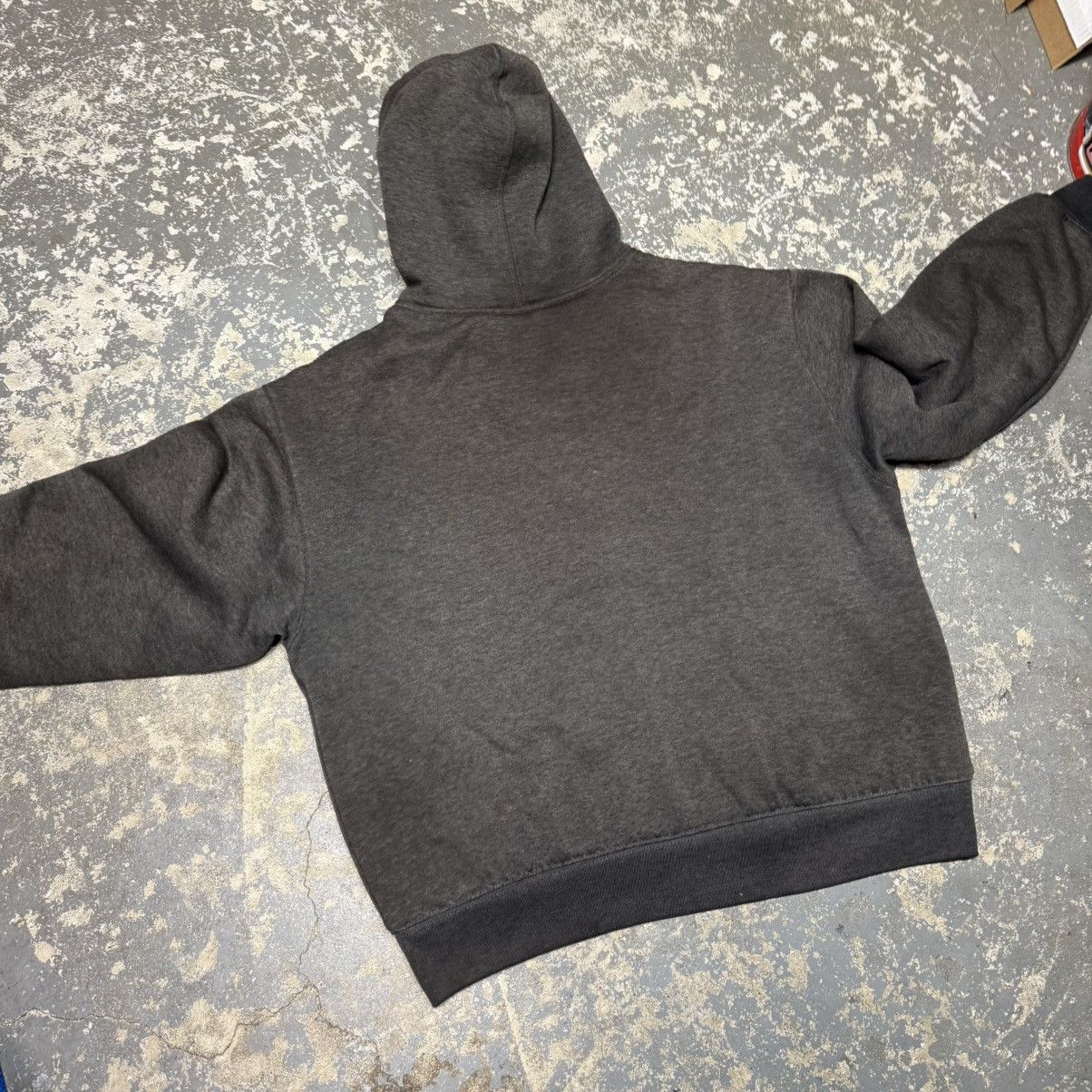 Vintage Vintage Athletech Black/Grey Waffle Thermal Zip Hoodie Sweat Size US XL / EU 56 / 4 - 8 Thumbnail