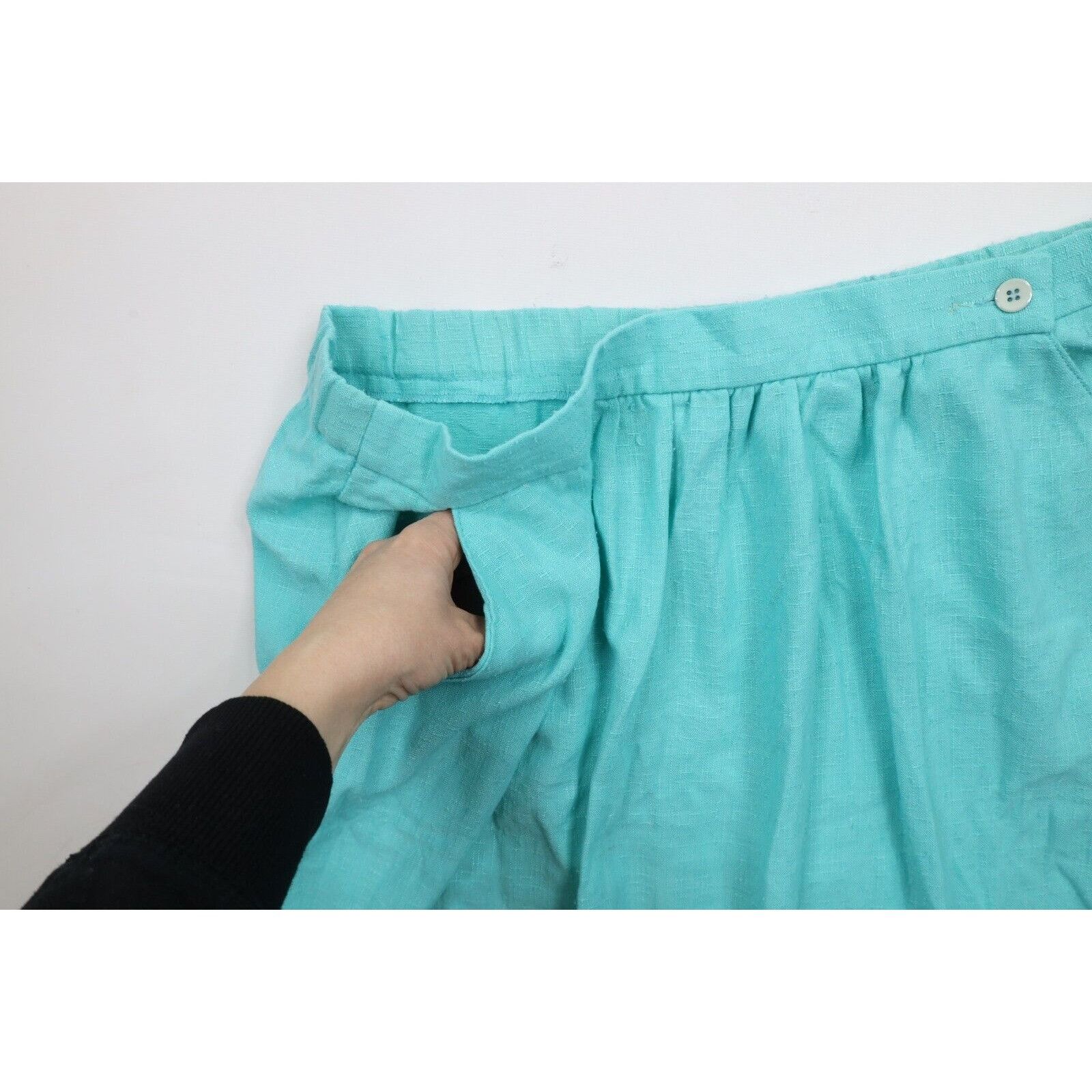 Vintage Vintage 70s Streetwear Textured Knit Summer Boat Skirt Size 40" / US 18 - 6 Thumbnail