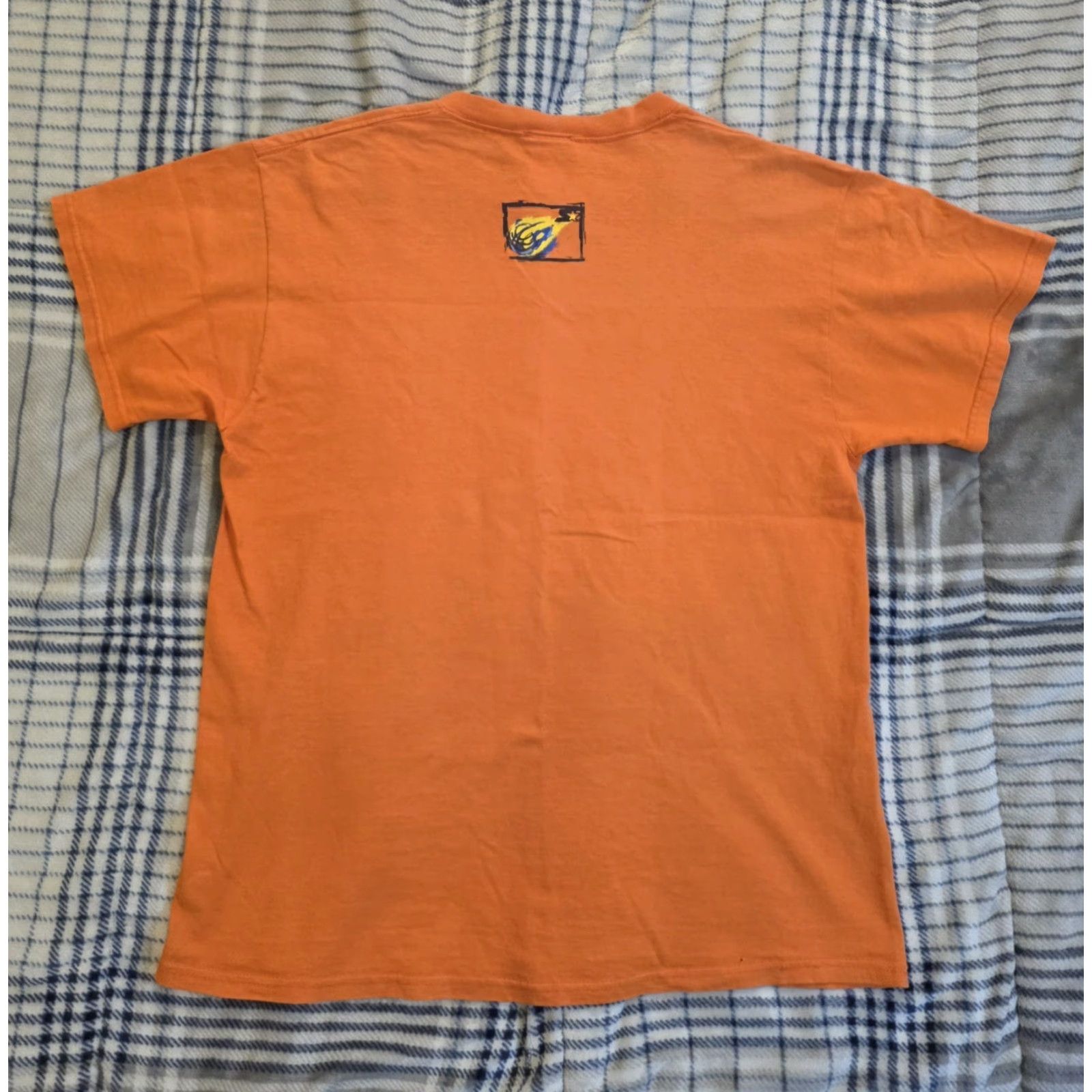 Starter VINTAGE Starter Basketball Graphic T Shirt Double Sided Orange Men's XL Size US XL / EU 56 / 4 - 3 Thumbnail