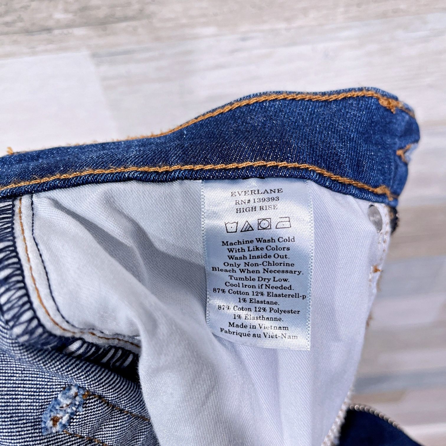 Everlane Everlane Authentic High-Rise Ankle Skinny Jeans 23 Size 23" - 7 Thumbnail