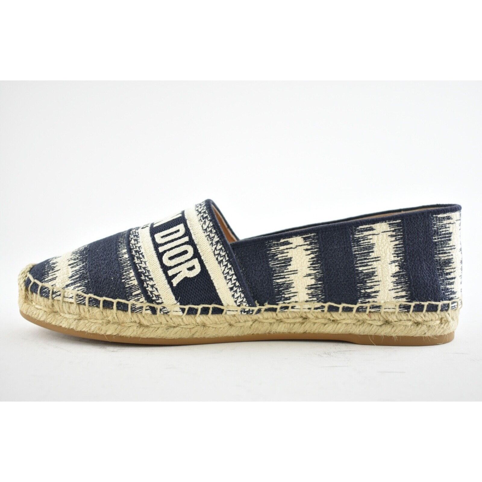 Dior Dior Granville D Stripes Cotton Blue White Logo Size US 7 / IT 37 - 9 Thumbnail