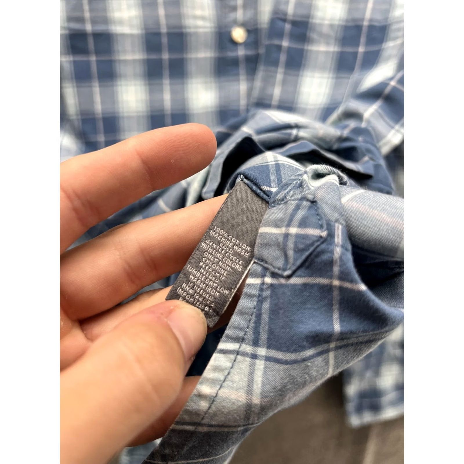 Bonobos VINTAGE Bonobos Shirt Mens M Blue Plaid Long Sleeve Button Front Slim Fit Casual Size US M / EU 48-50 / 2 - 6 Thumbnail