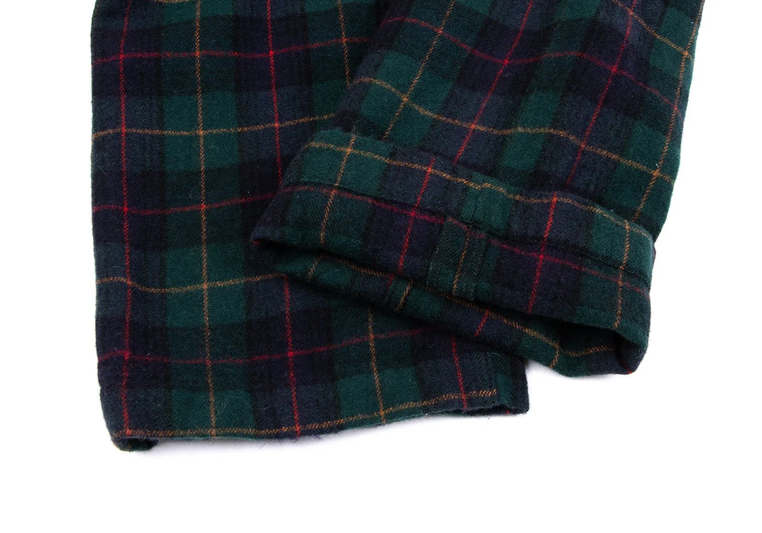 Comme des Garcons Homme Plus Tartan Check Wool Nylon Pants in Deep Blue Green XS Size US 30 / EU 46 - 8 Thumbnail