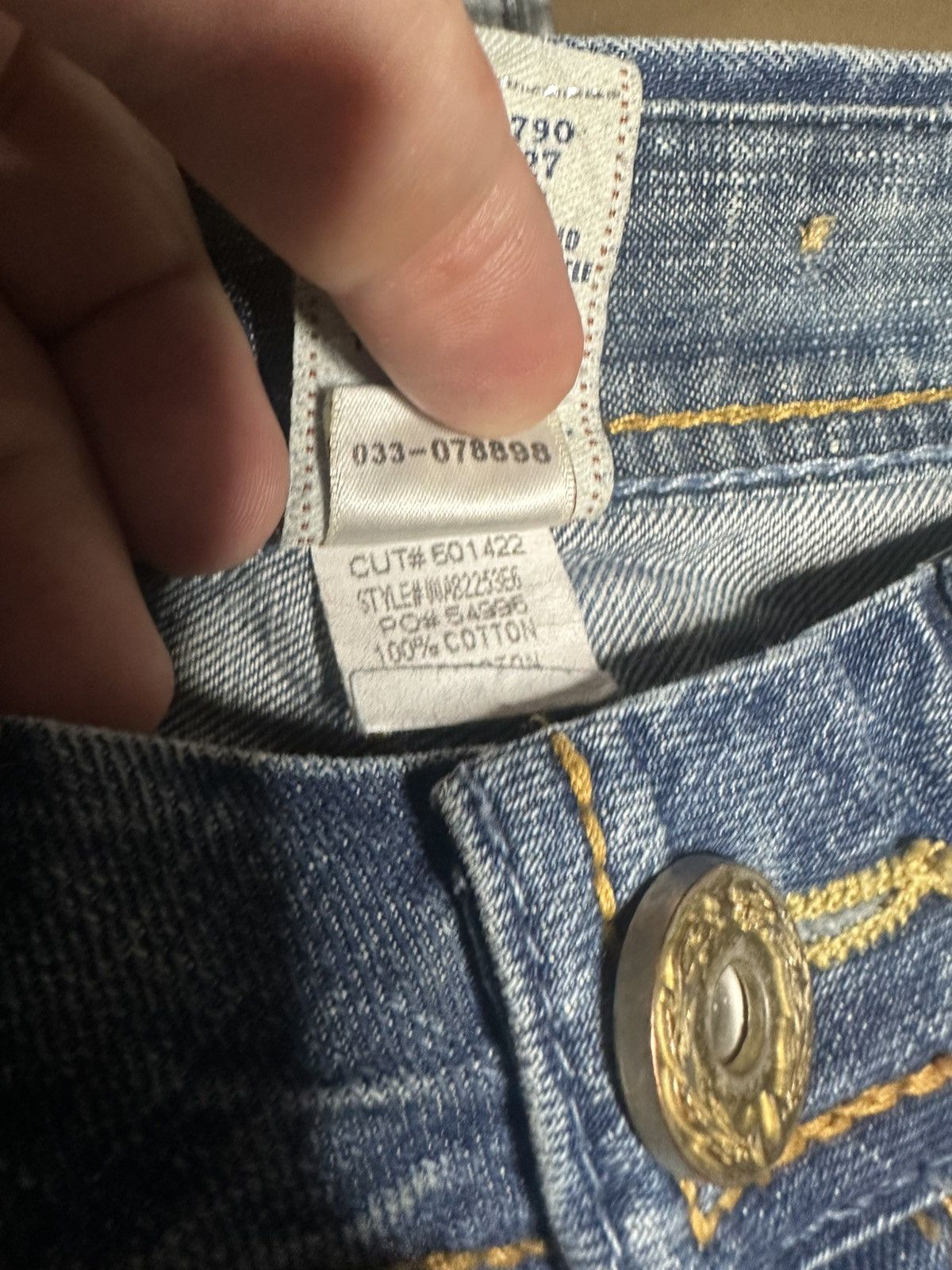 True Religion True Religion Flared Bootcut Blue Denim Jeans Size 28 Size 28" / US 6 / IT 42 - 8 Thumbnail