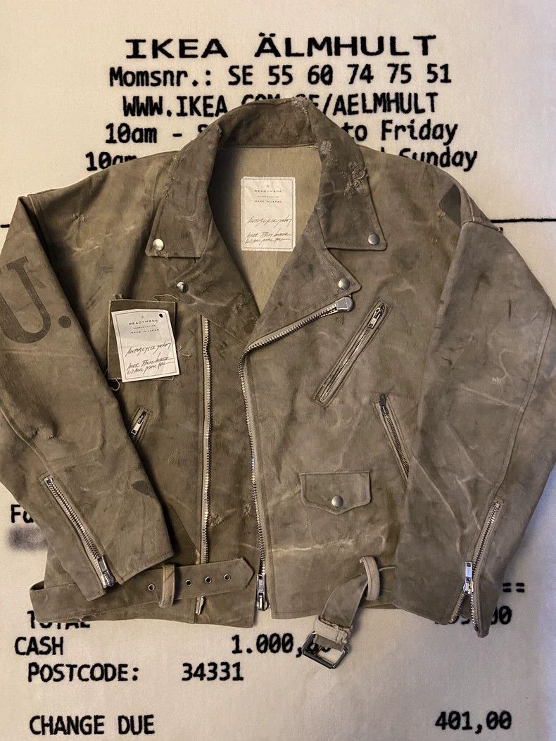 READYMADE Readymade Military Cloth Moto Jacket Size US M / EU 48-50 / 2 - 1 Thumbnail