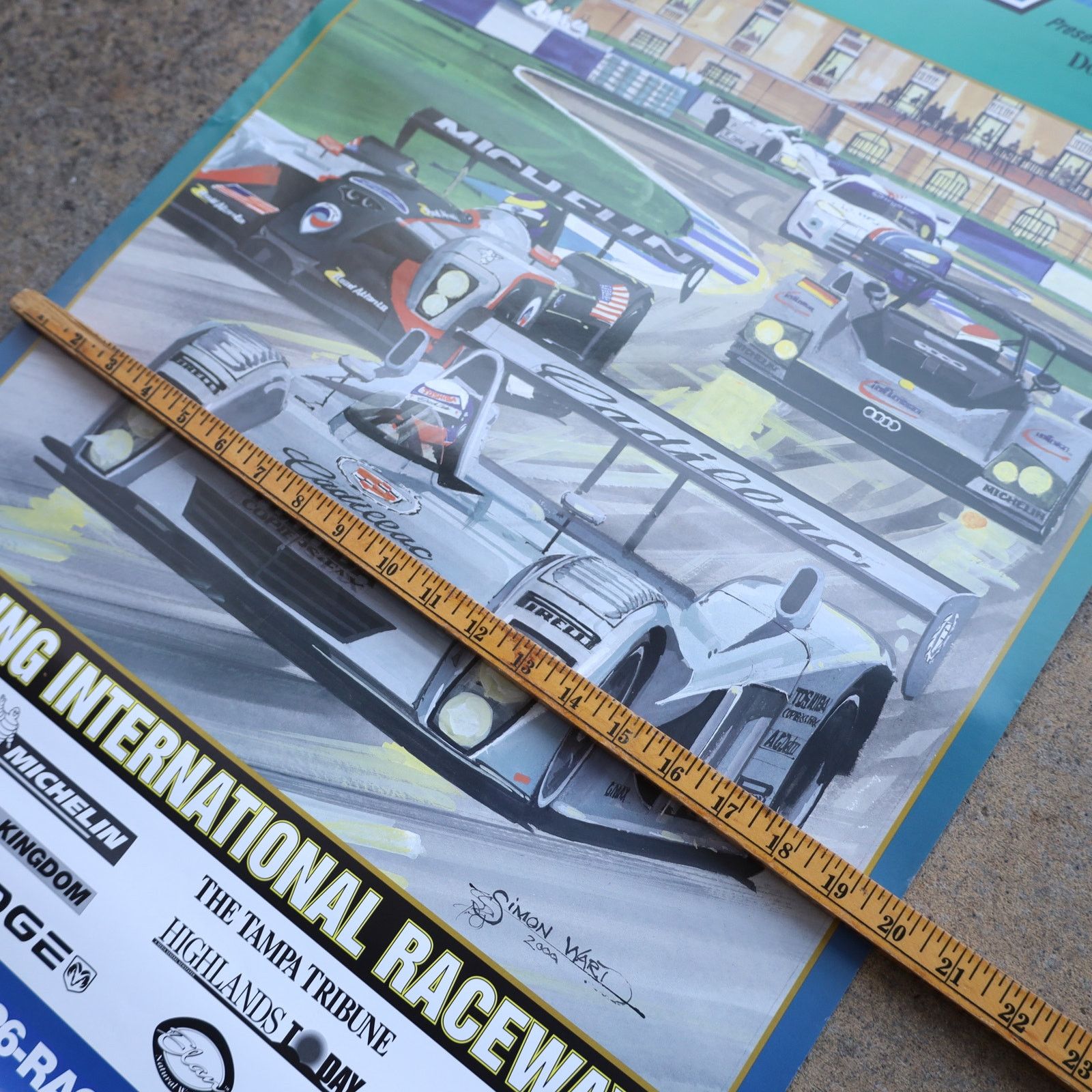 Vintage Original Vintage 2000 SuperFlo12 Racing Poster 20"x33" Size ONE SIZE - 11 Thumbnail