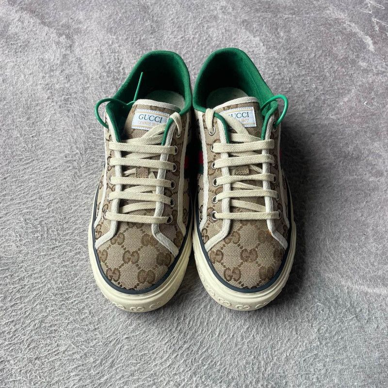 Gucci Gucci Tennis 1977 Low Top Fashion Sneakers - Size US 8.5 / EU 41-42 - 2 Thumbnail