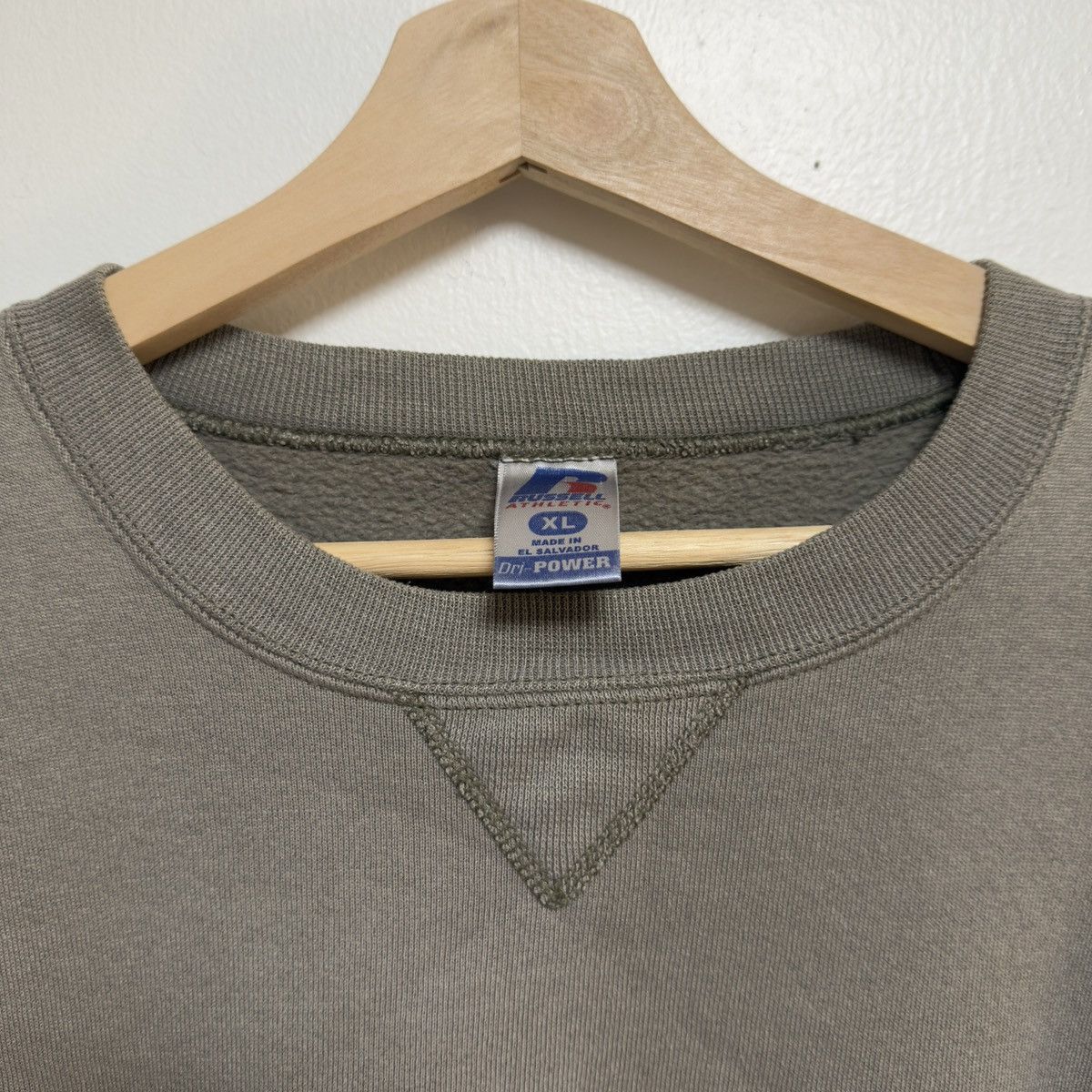 Russell Athletic × Vintage Russell Athletic Vintage Crewneck Sweatshirt Olive Green XL Size US XL / EU 56 / 4 - 4 Thumbnail
