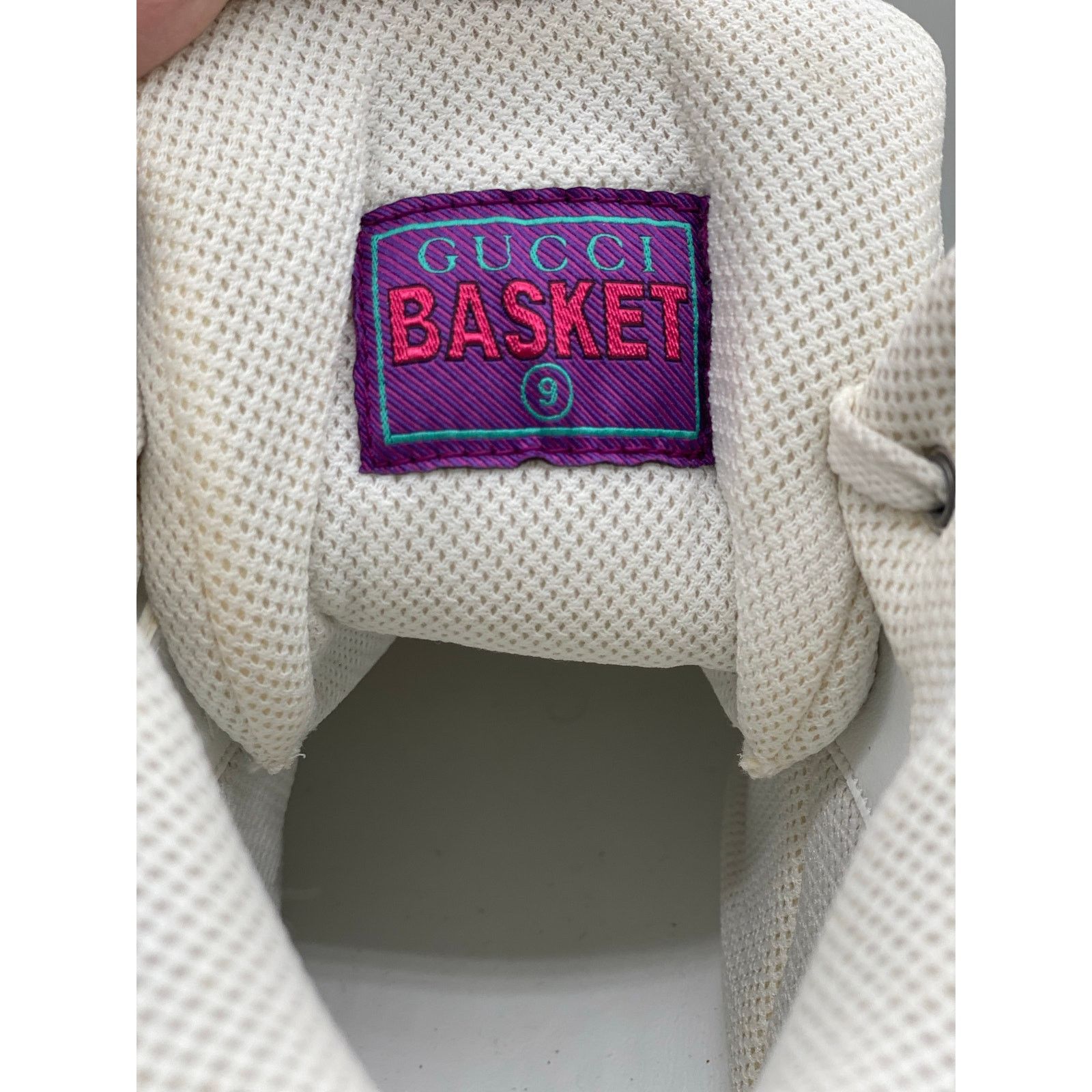 Gucci Gucci Basket High Top Sneakers sz. 9G (10 US) Size US 10 / EU 43 - 10 Thumbnail