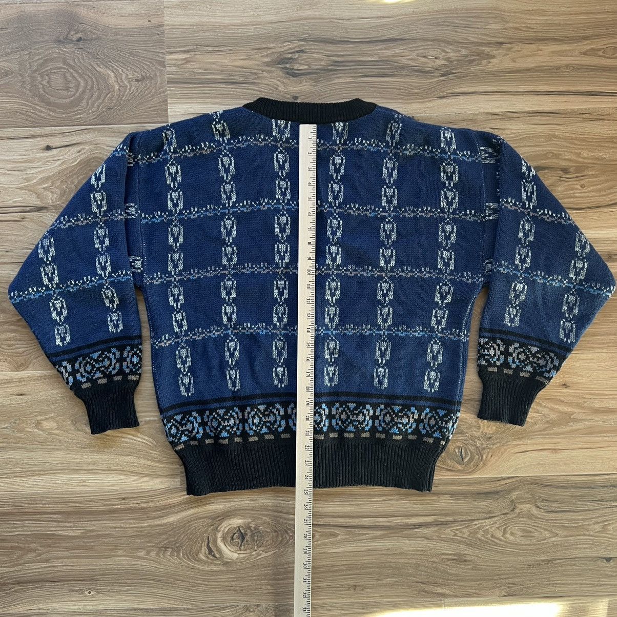 Other Vintage Gitano Mens Medium Blue Cardigan Sweater Size US M / EU 48-50 / 2 - 6 Thumbnail