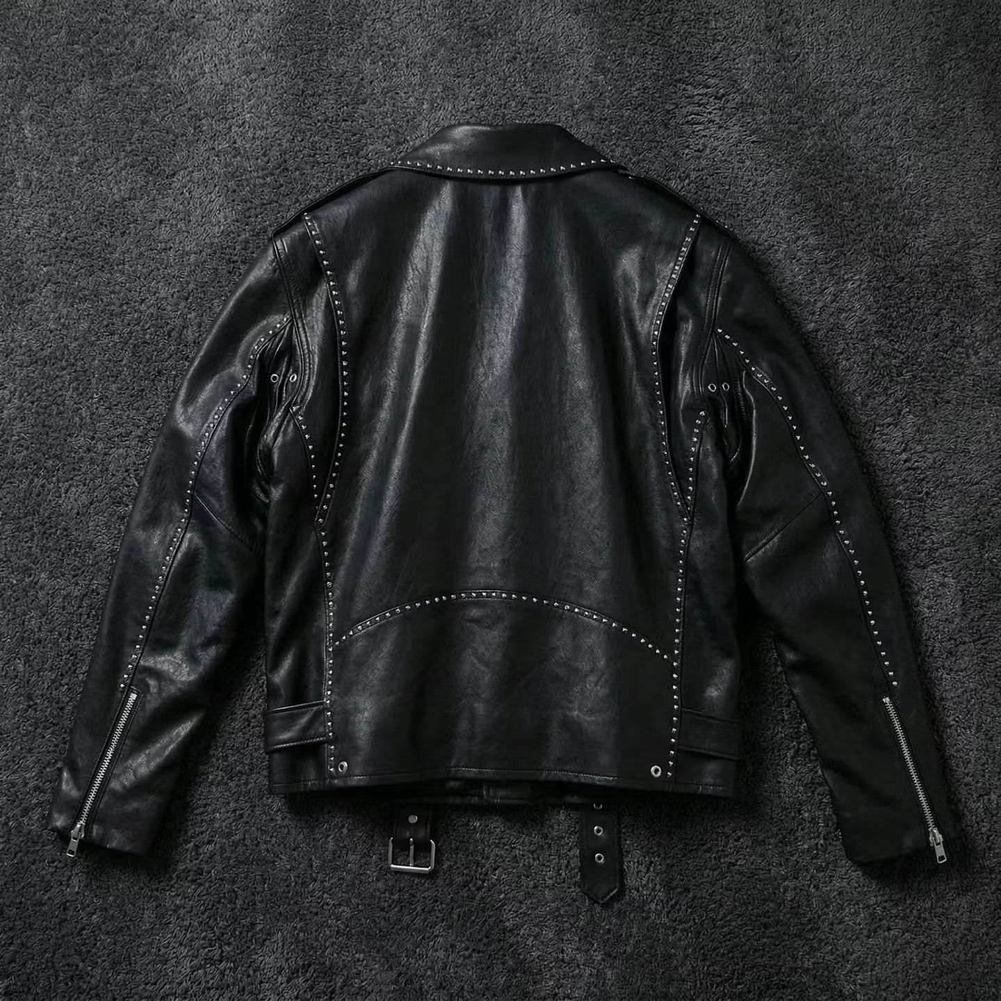 Saint Laurent Paris FW14 Studded L17 Leather Jacket Size US L / EU 52-54 / 3 - 2 Thumbnail