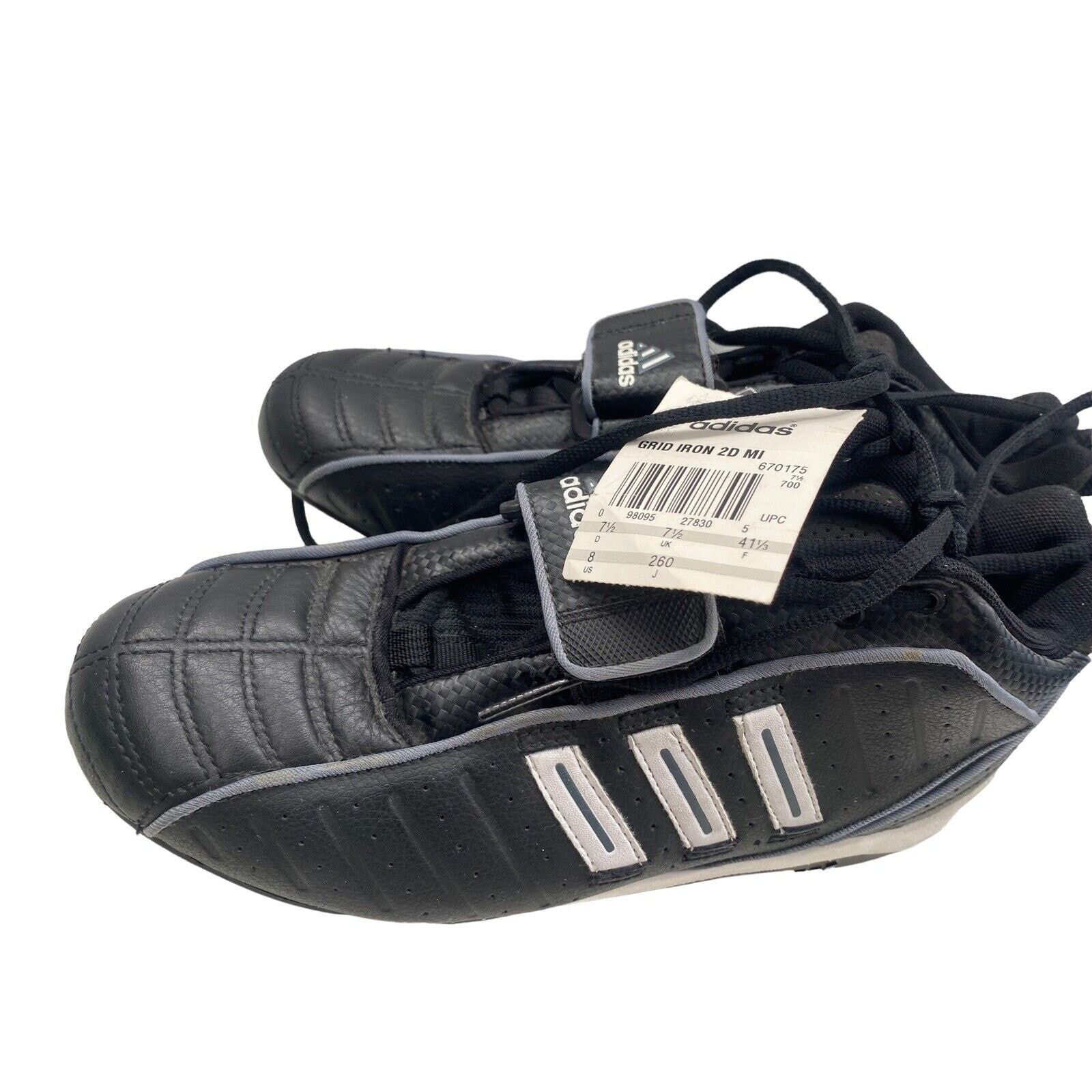 Adidas Adidas Grid Iron 2D MI Football Cleats Men's Size 8 Black Size US 8 / EU 41 - 8 Thumbnail