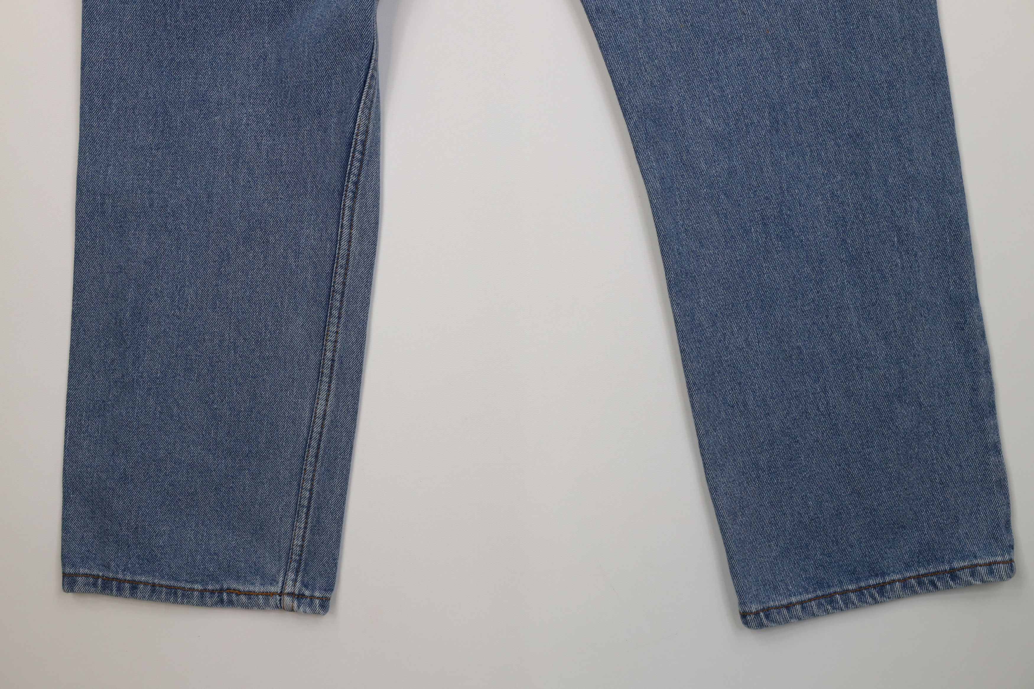 Levi's Vintage Y2K Levis 505 Regular Straight Leg Denim Jeans Blue Size US 34 / EU 50 - 12 Thumbnail