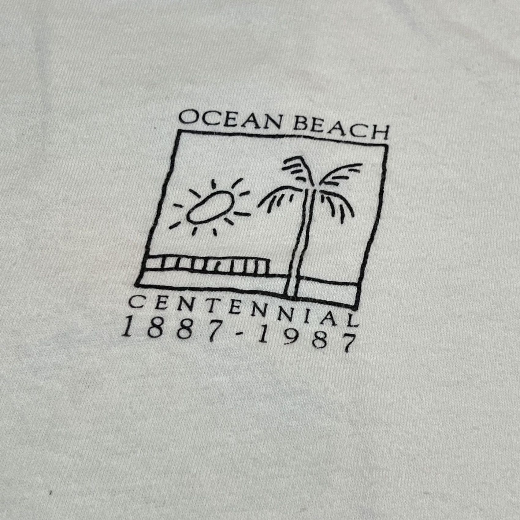 Vintage VINTAGE Ocean Beach Centennial Shirt XL Single Stitch Graphic 1987 Men’s Size US XL / EU 56 / 4 - 5 Thumbnail
