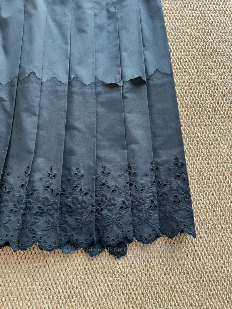 Comme des Garcons Comme des Garcons size S Carved Openwork Patchwork Long Dr Size 23" - 4 Thumbnail