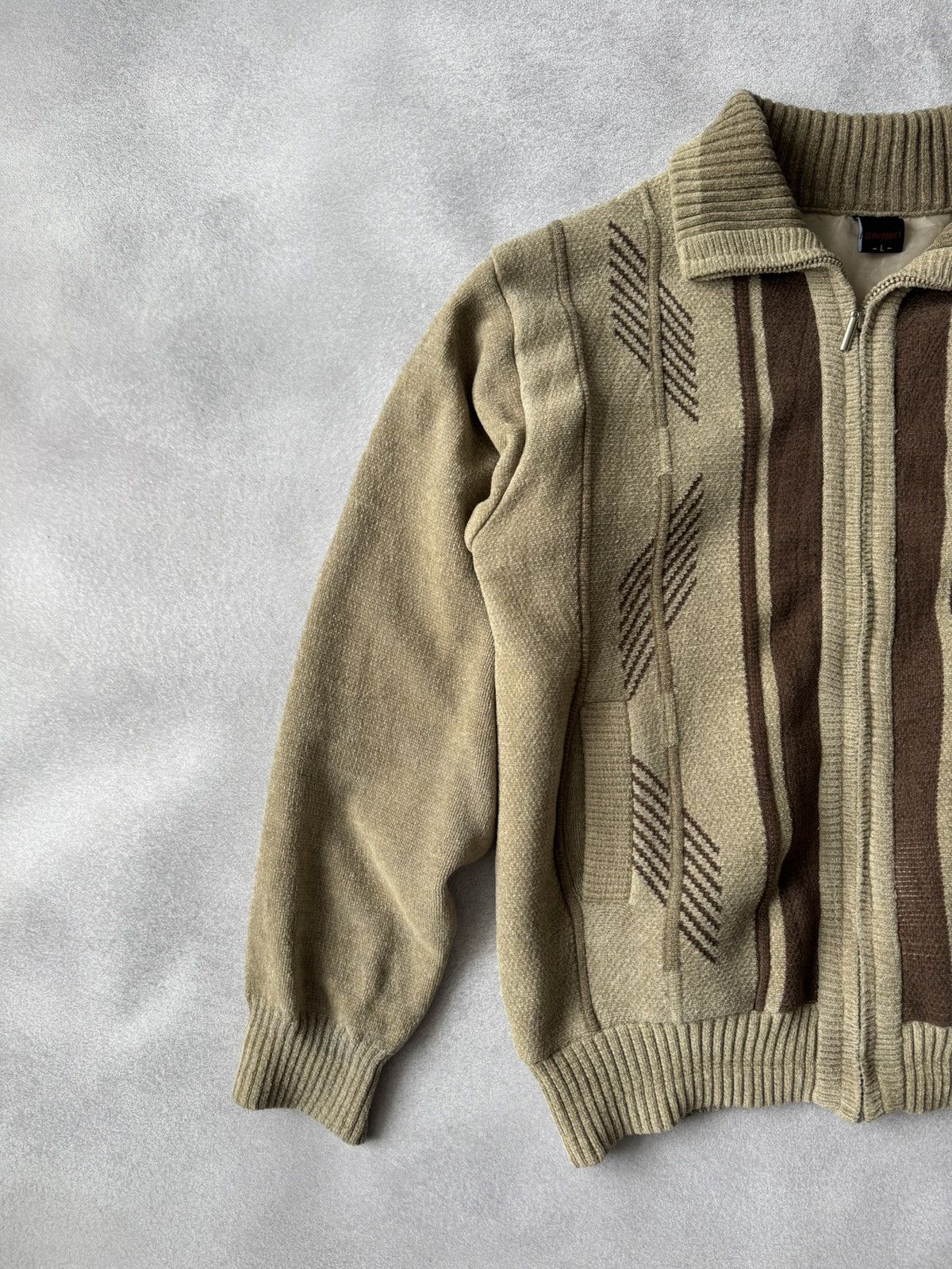 Other Old Money Vintage Sweater jacket brown style Size US L / EU 52-54 / 3 - 2 Thumbnail