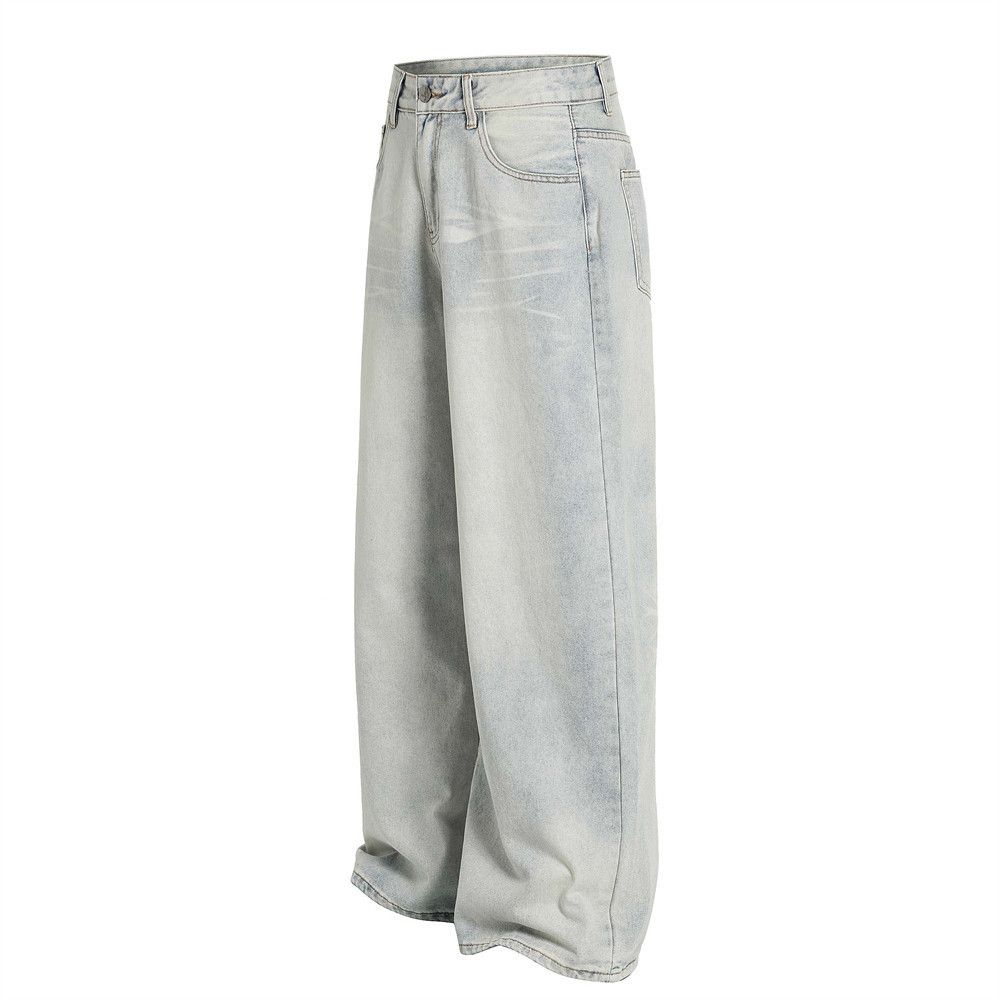 Japanese Brand × Jean American cleanfit retro loose washed distressed jeans Size US 32 / EU 48 - 2 Thumbnail