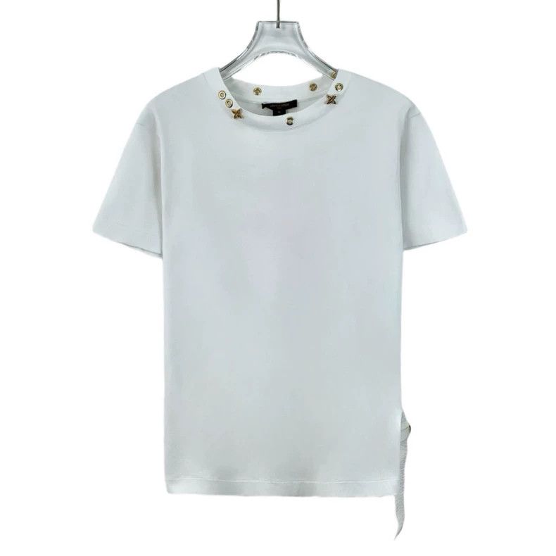 Louis Vuitton Louis Vuitton Cotton crewneck short sleeve T-shirt with wh Size US M / EU 48-50 / 2 - 1 Thumbnail
