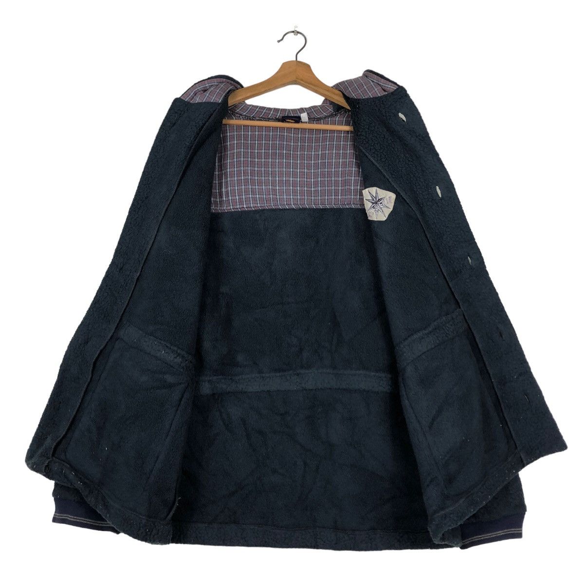 Japanese Brand Vintage Biotribe Made in Usa Fleece Jacket Skate Streetwear Size US M / EU 48-50 / 2 - 13 Thumbnail