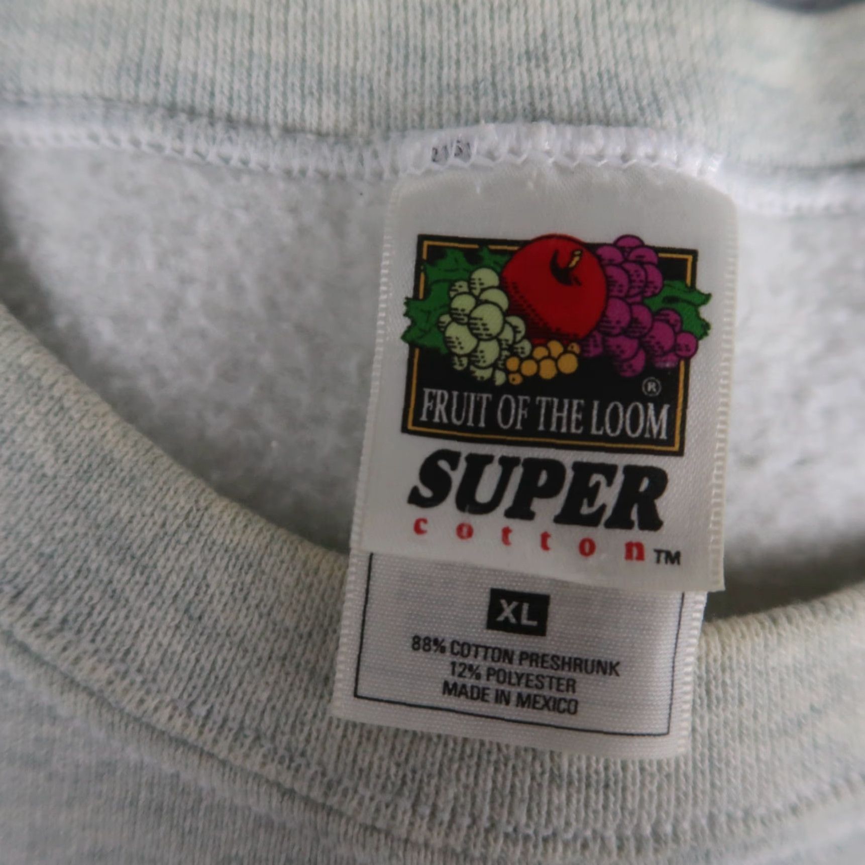 Fruit Of The Loom VINTAGE Fruit of the Loom 90s Oracle Server Tech Sweatshirt Crewneck XL Gray Heavyweight Graphic Print Mens Size US XL / EU 56 / 4 - 6 Thumbnail