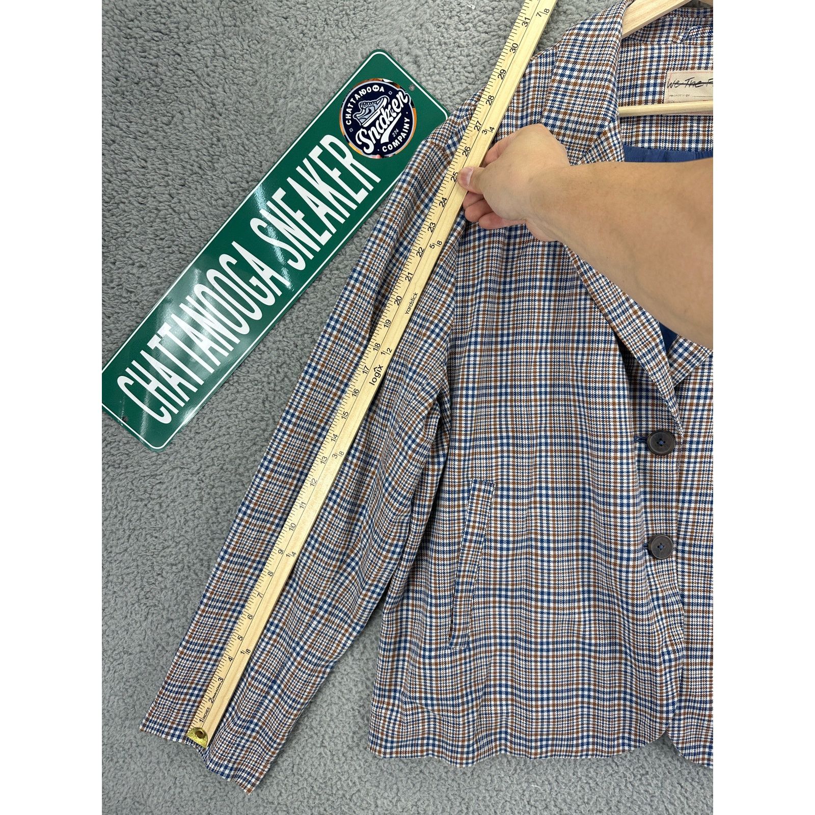 Free People Free People Cali Plaid Blazer Jacket Womens Extra Large XL Size XL / US 12-14 / IT 48-50 - 5 Thumbnail