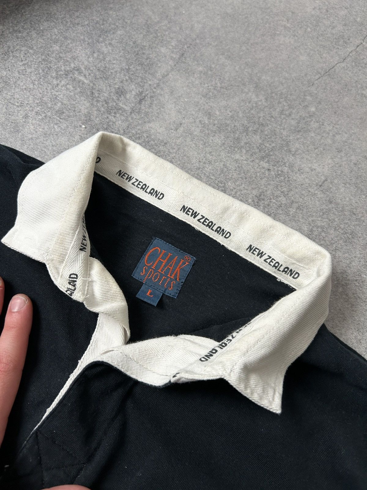 Sterling Ruby Vintage Chak Sports 90s rugby New Zealand 🇳🇿 long-sleeved Size US L / EU 52-54 / 3 - 3 Thumbnail