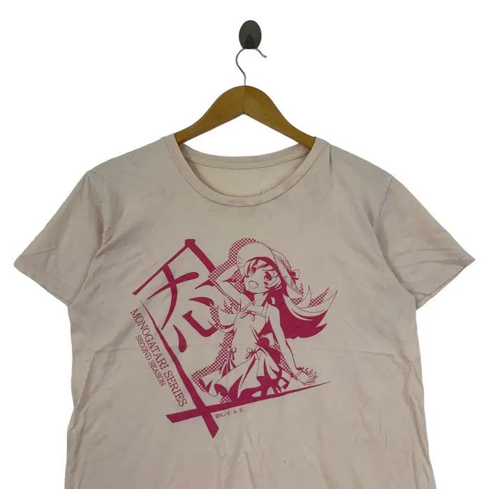 Vintage ANIME MONOGATARI MANGA Koyomi Araragi Tee Shirt Top Size US M / EU 48-50 / 2 - 2 Thumbnail