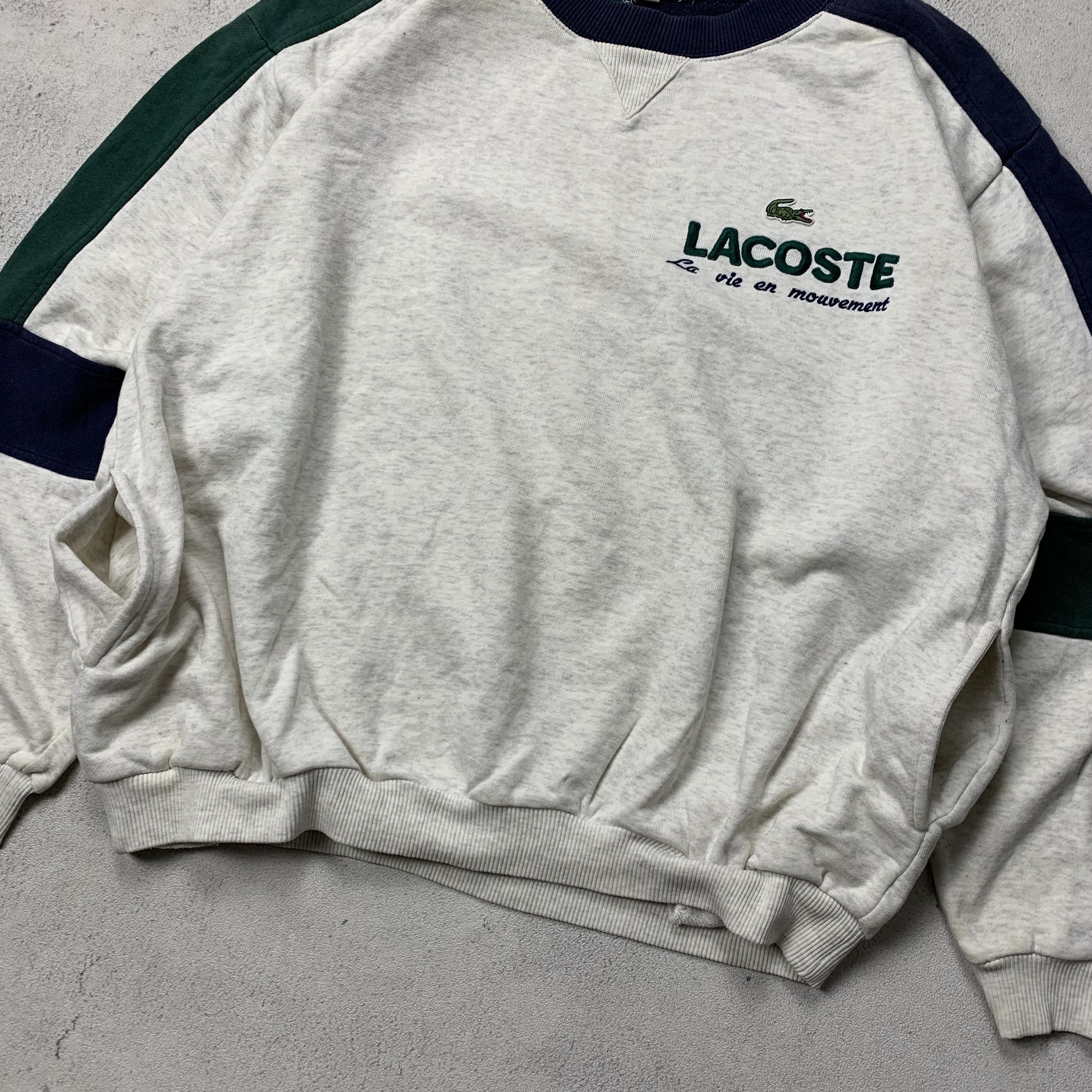 Lacoste Vintage 90s Lacoste Boxy Fit Oversized Sweatshirt Crewneck Size US M / EU 48-50 / 2 - 3 Thumbnail