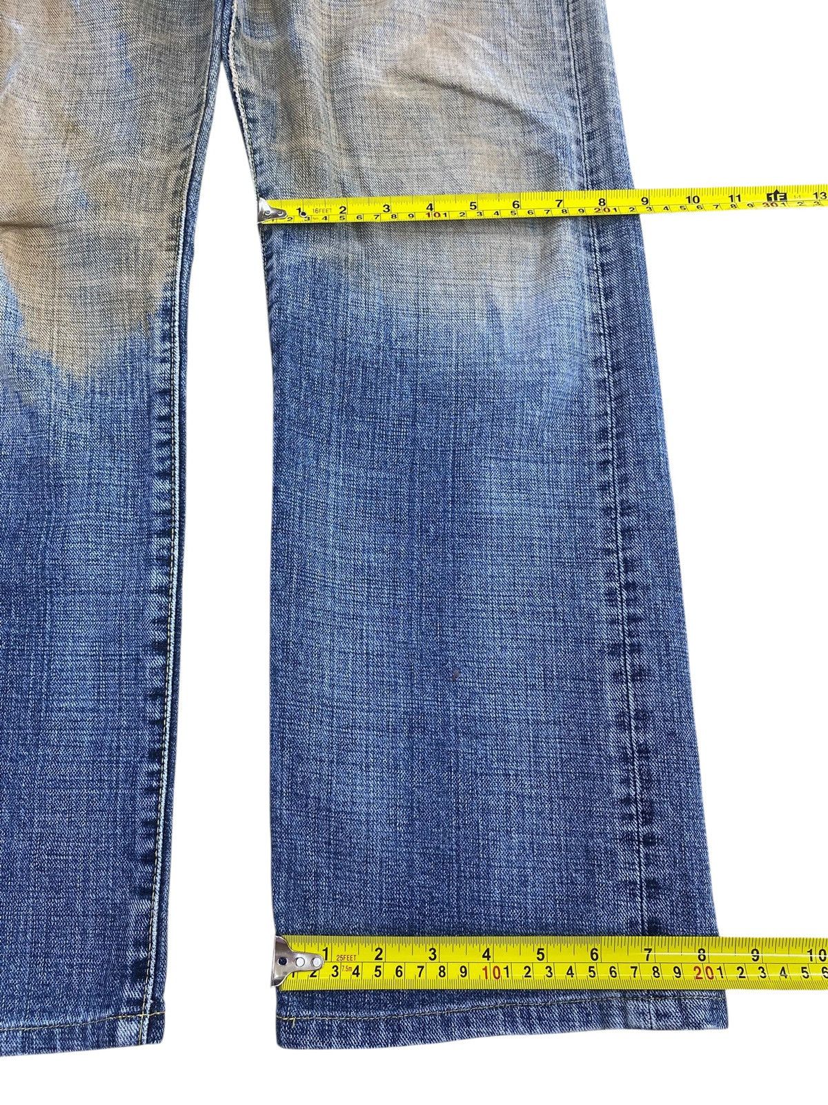 Japanese Brand Japanese Brand Rusty Faded Wash Style Loose Jeans Size US 34 / EU 50 - 8 Thumbnail
