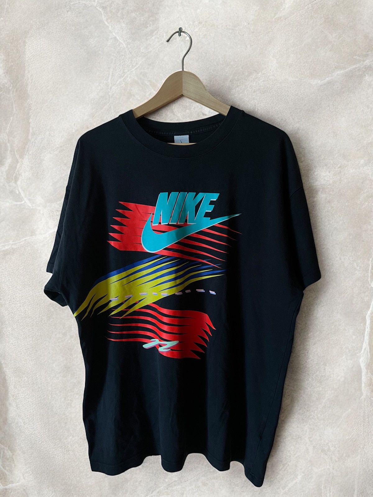 Nike × Vintage NIKE LAB BOXY FIT HEAVY COTTON BIG LOGO TEE T SHIRT vintage Size US L / EU 52-54 / 3 - 1 Thumbnail