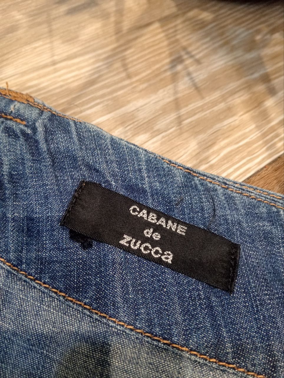 CABANE de ZUCCa RARE CABANE DE ZUCCA BY ISSEY MIYAKE BLUE CARGO JEANS Size US 36 / EU 52 - 10 Thumbnail