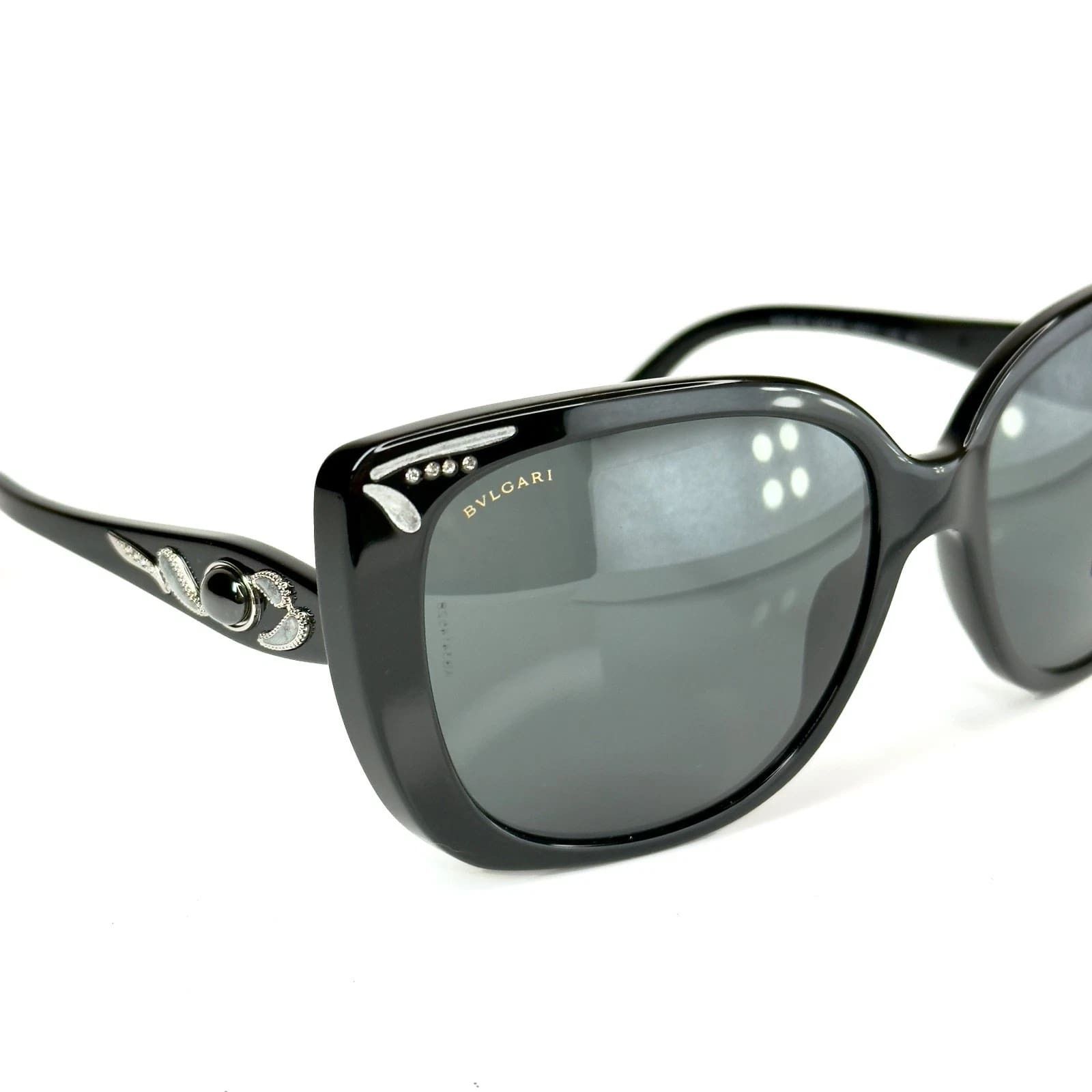 Bvlgari BVLGARI Jewel BV8090BM 8090 Grey Designer Adorned Sunglasses Size ONE SIZE - 5 Thumbnail