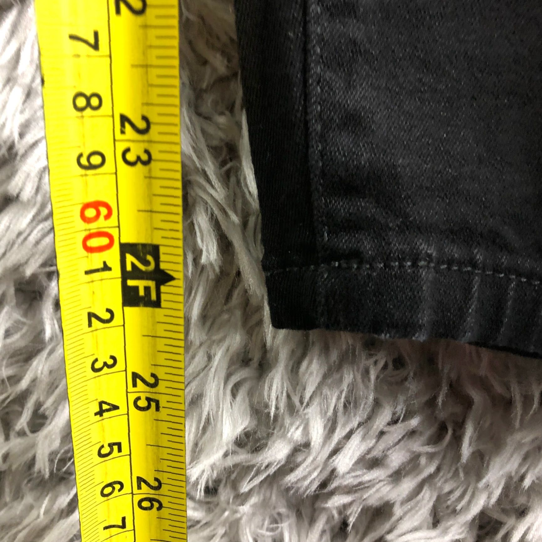 Vintage Terra & Sky Womens Plus Size 18W High Rise Skinny Dark Wash Black Denim Jeans Jeans Size 40" / US 18 - 3 Thumbnail