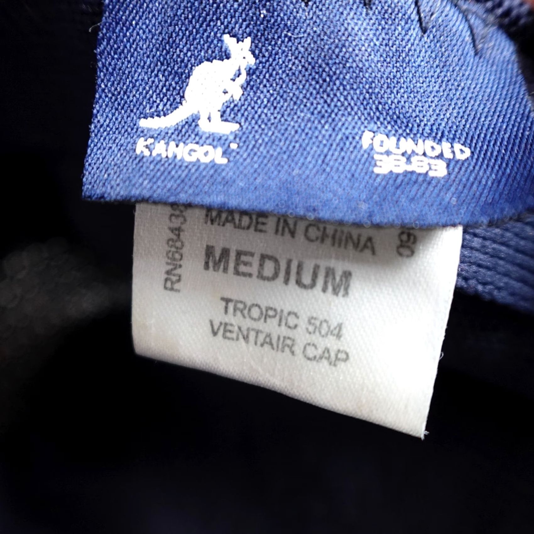 Kangol VINTAGE Kangol Hat Lot Medium Brown Blue Newsboy Tropic 504 Ventair KnIT Newsboy Cap Men M Blue Kangol Hat Lot Size ONE SIZE - 4 Thumbnail