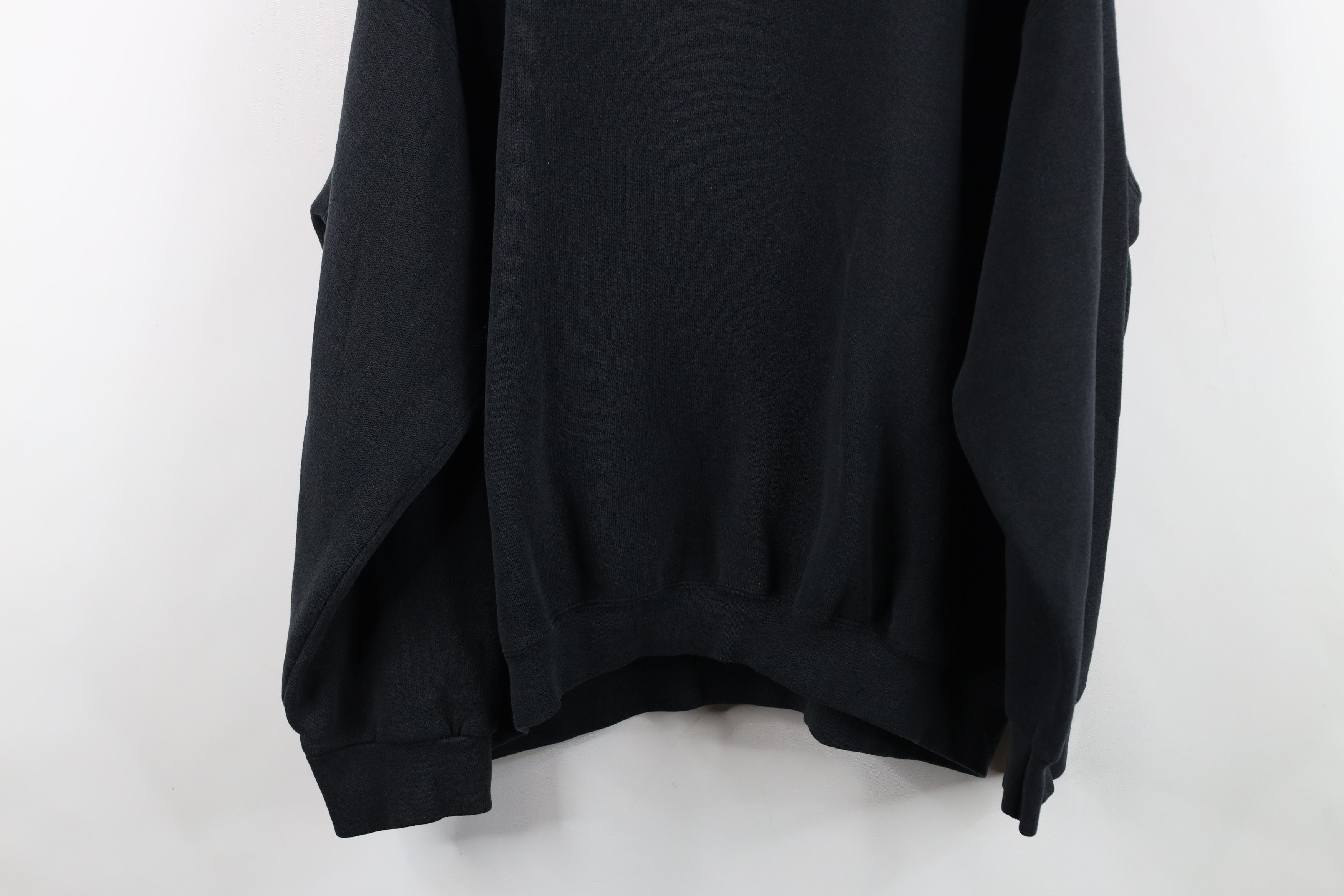 Vintage Vintage 90s Bike Heavyweight Crewneck Sweatshirt Black USA Size US XXL / EU 58 / 5 - 12 Thumbnail