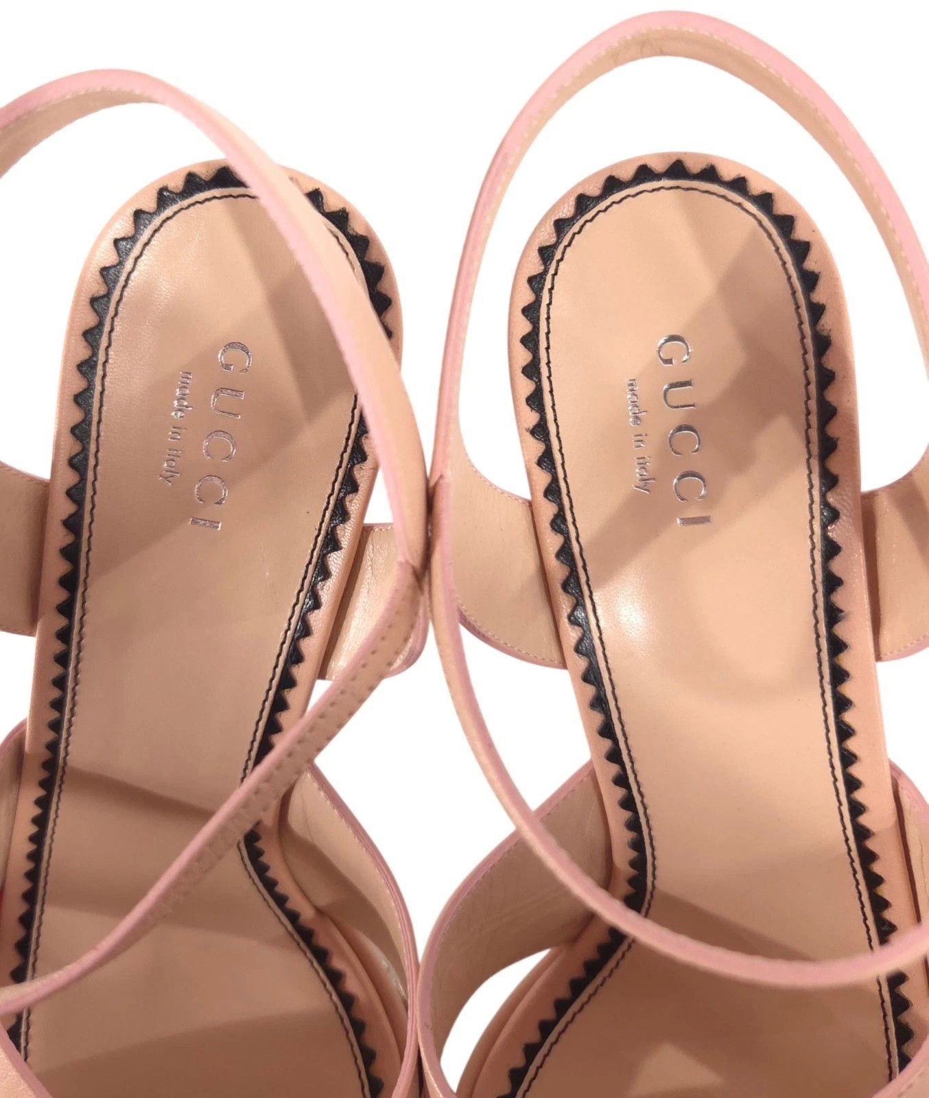 Gucci Gucci Malaga Kid Perfect Pink GG Studded Platform Sandal 8.5 Size US 8.5 / IT 38.5 - 12 Thumbnail