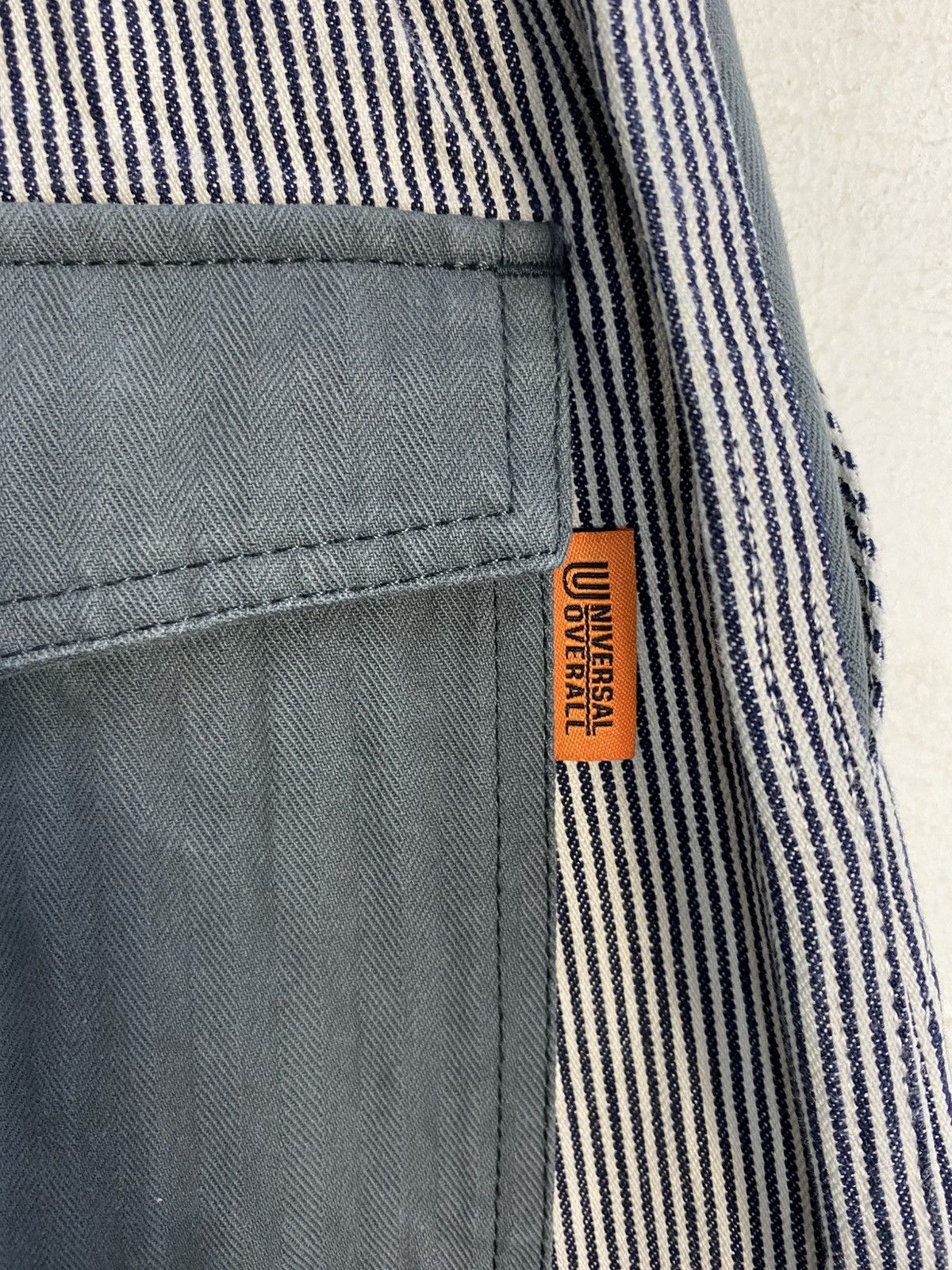 Universal Works Universal Coverall Chicago Hickory Pant Uniform Size US 26 / EU 42 - 8 Thumbnail