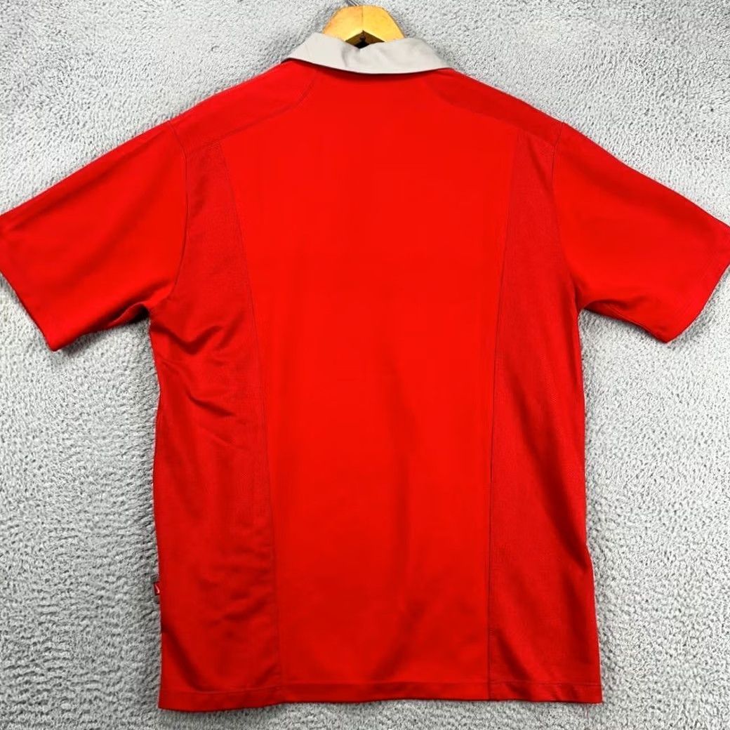 Nike Nike Shirt Mens M Red Ohio State Buckeyes Polo Dri Fit Grey Athletic Rugby Size US M / EU 48-50 / 2 - 3 Thumbnail