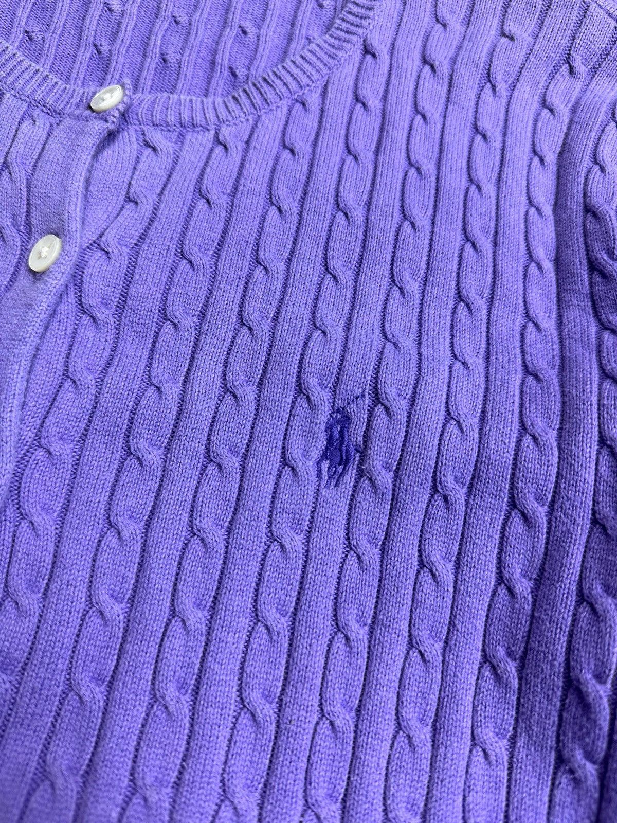 Polo Ralph Lauren Vintage Polo Ralph Lauren Womans Knit Cardigan Sweater L Size L / US 10 / IT 46 - 3 Thumbnail