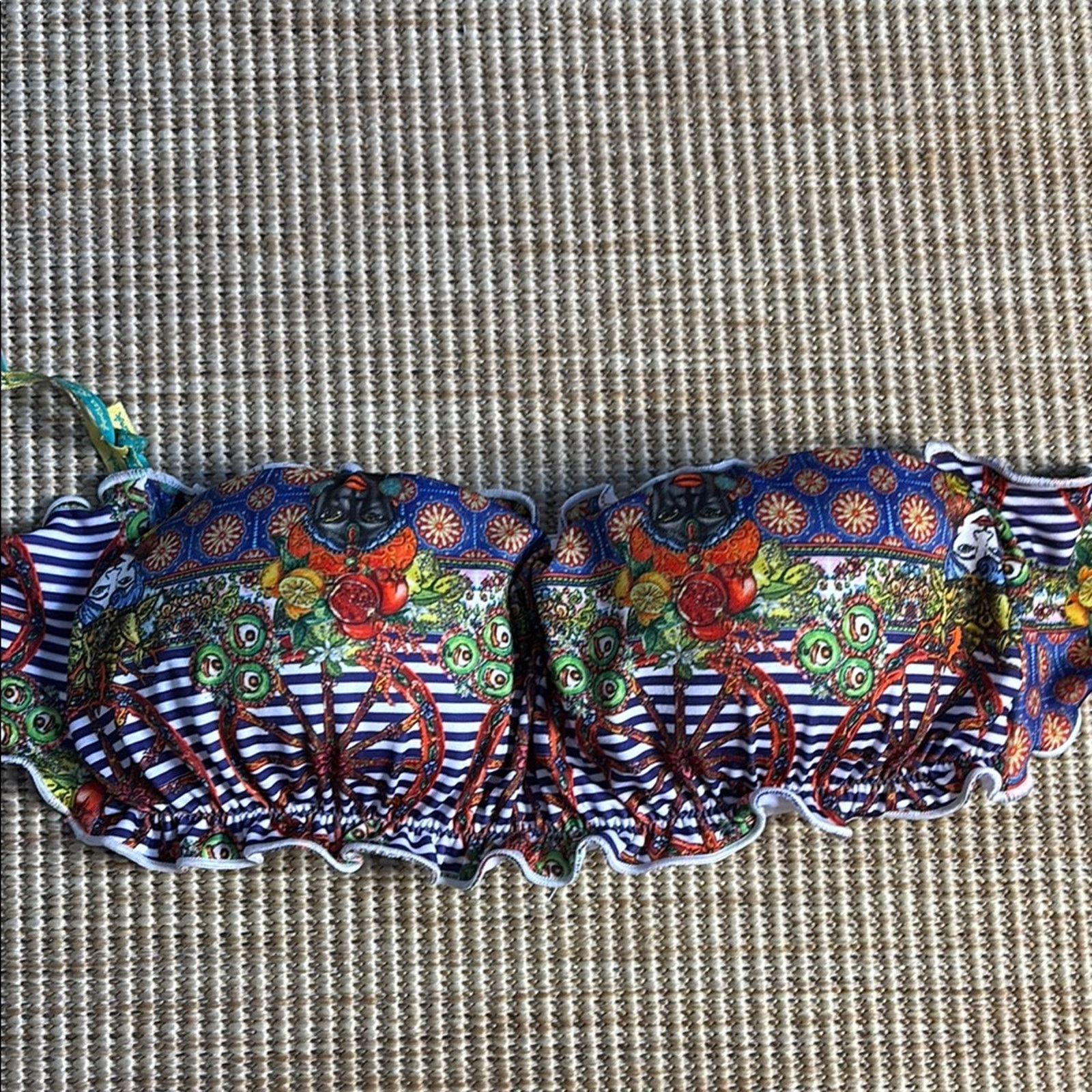 Other NWT Antica Sartoria Colorful Patterned Bikini Set Size L Size ONE SIZE - 3 Thumbnail